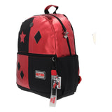 Mochila Harley Quinn rojo y negro