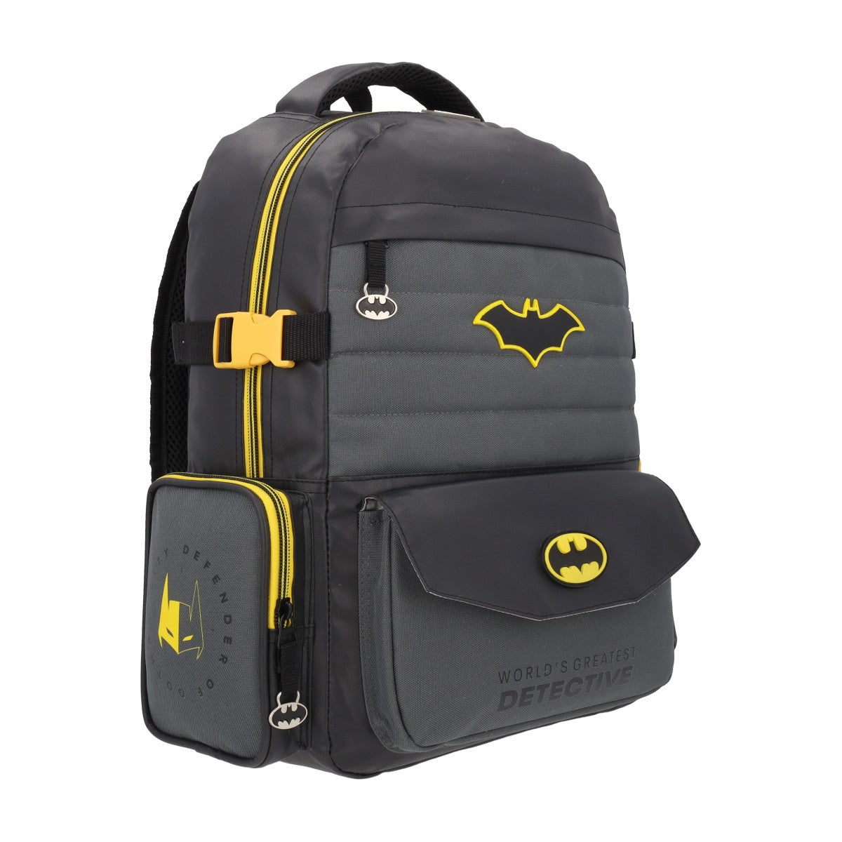 Mochila Escolar Batman World's Greatest Detective Negra