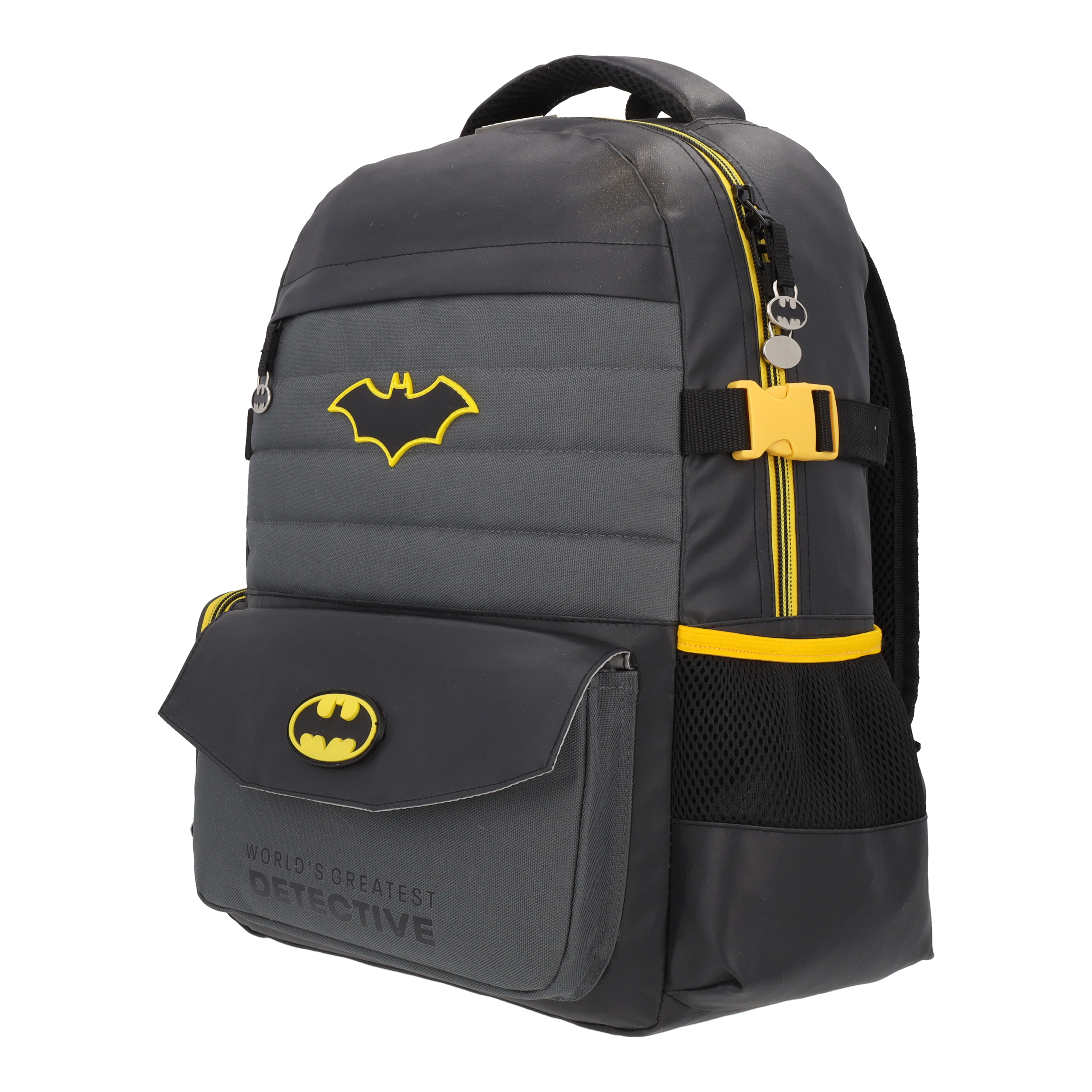 Mochila Escolar Batman World's Greatest Detective Negra