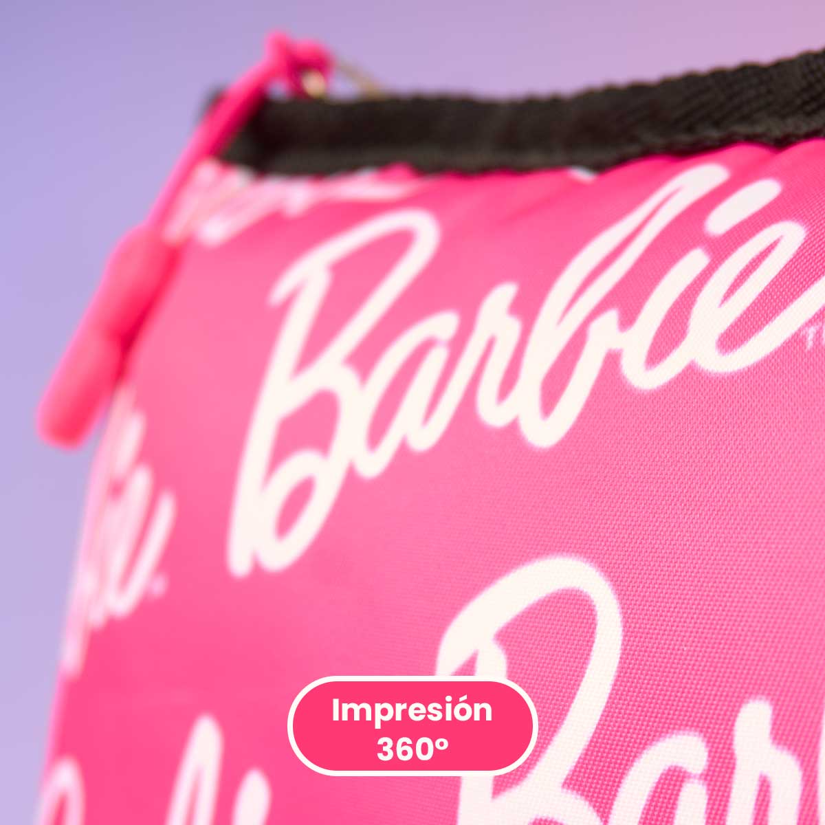 Cosmetiquera Barbie Rosa Estampado