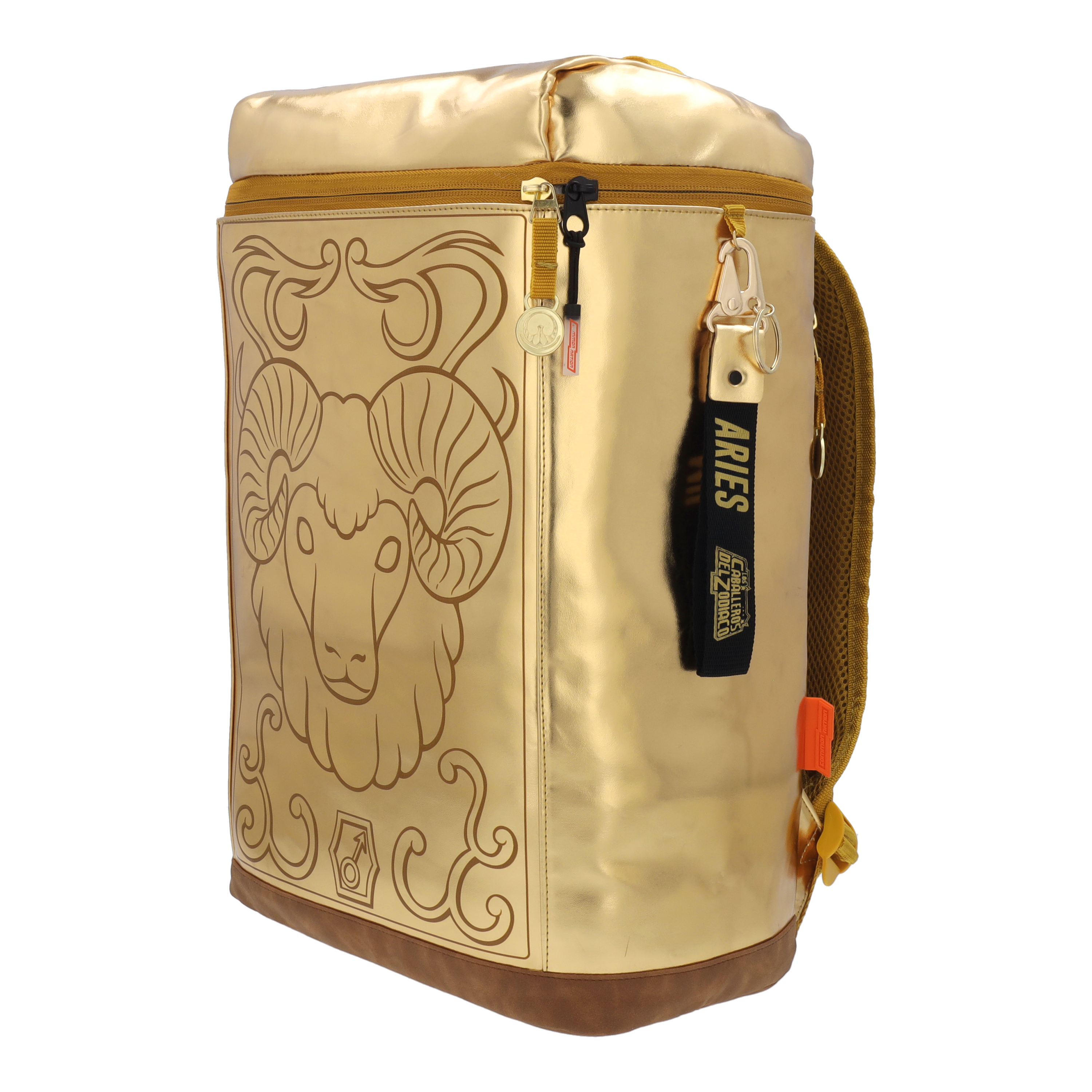 Mochila Armadura Dorada Caballeros del Zodiaco Aries
