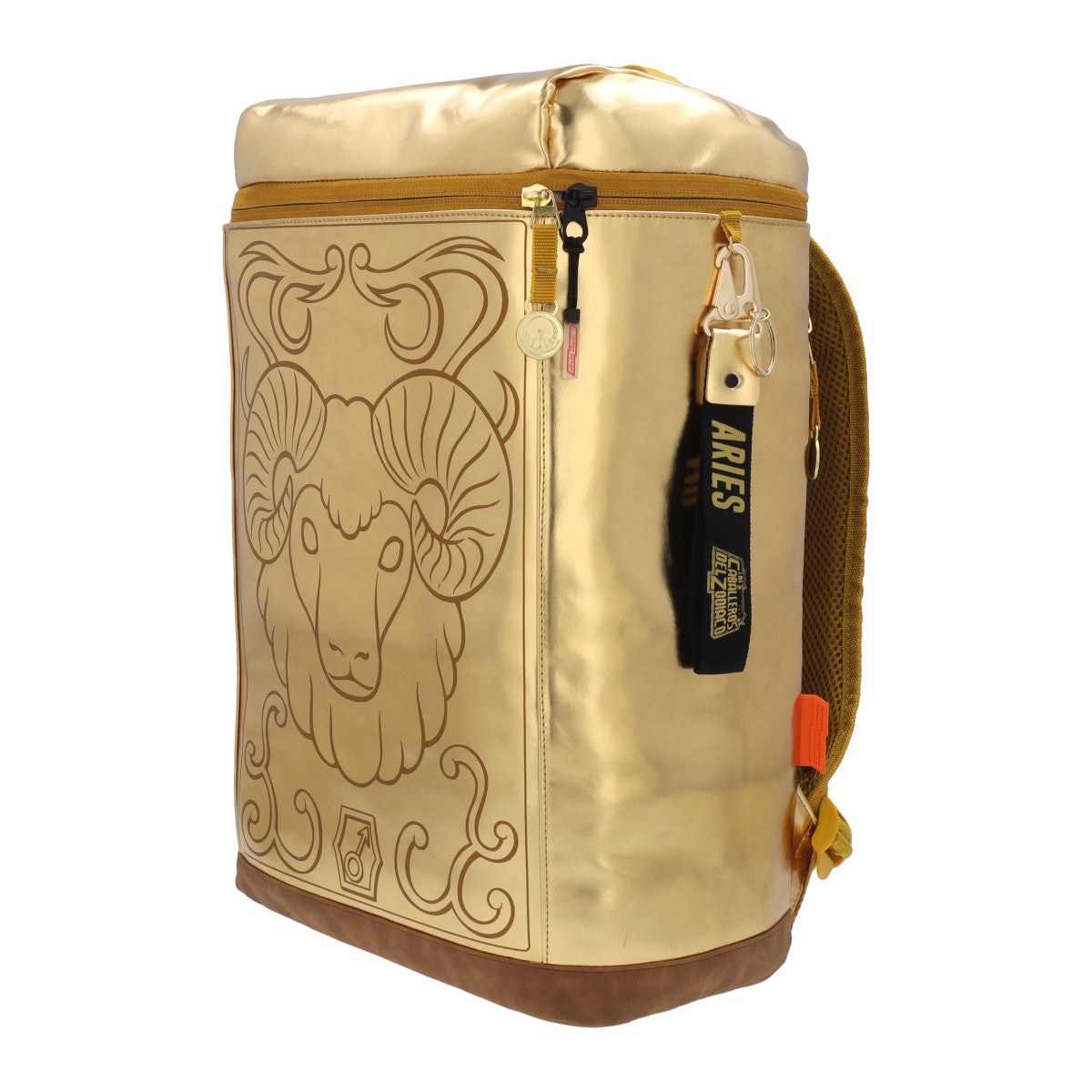 Mochila Armadura Dorada Caballeros del Zodiaco Aries