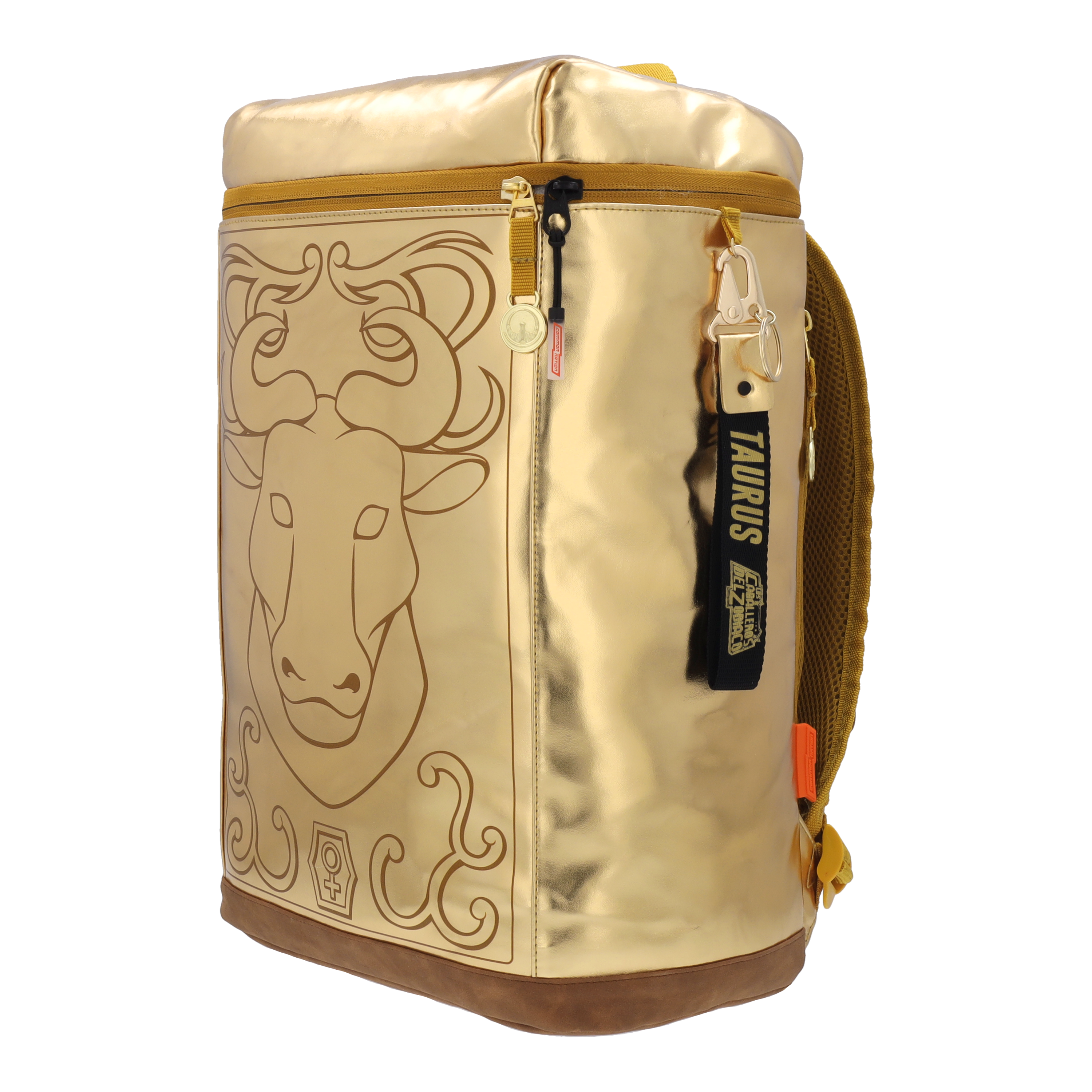 Mochila Armadura Dorada Caballeros del Zodiaco Tauro