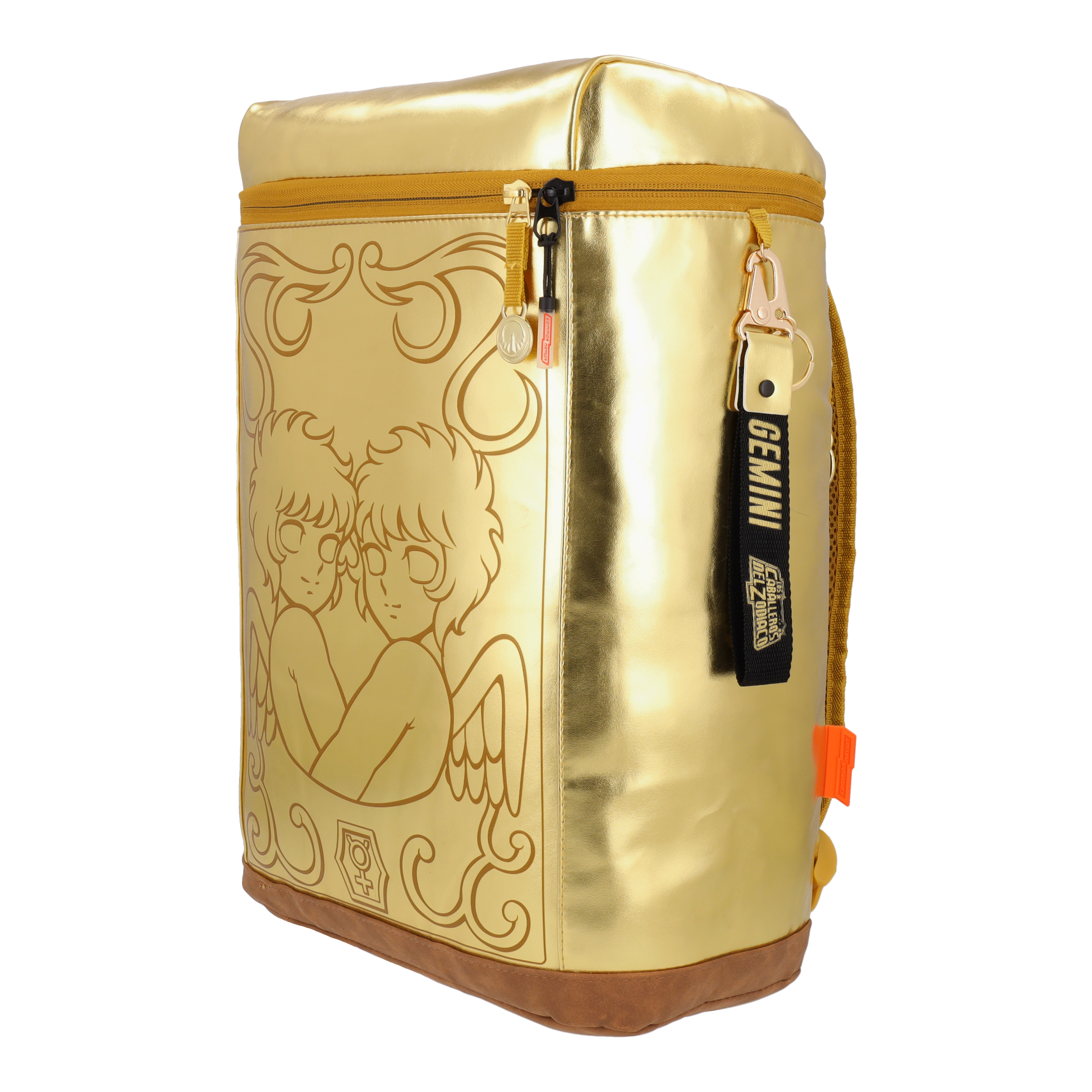 Mochila Armadura Dorada Caballeros del Zodiaco Géminis