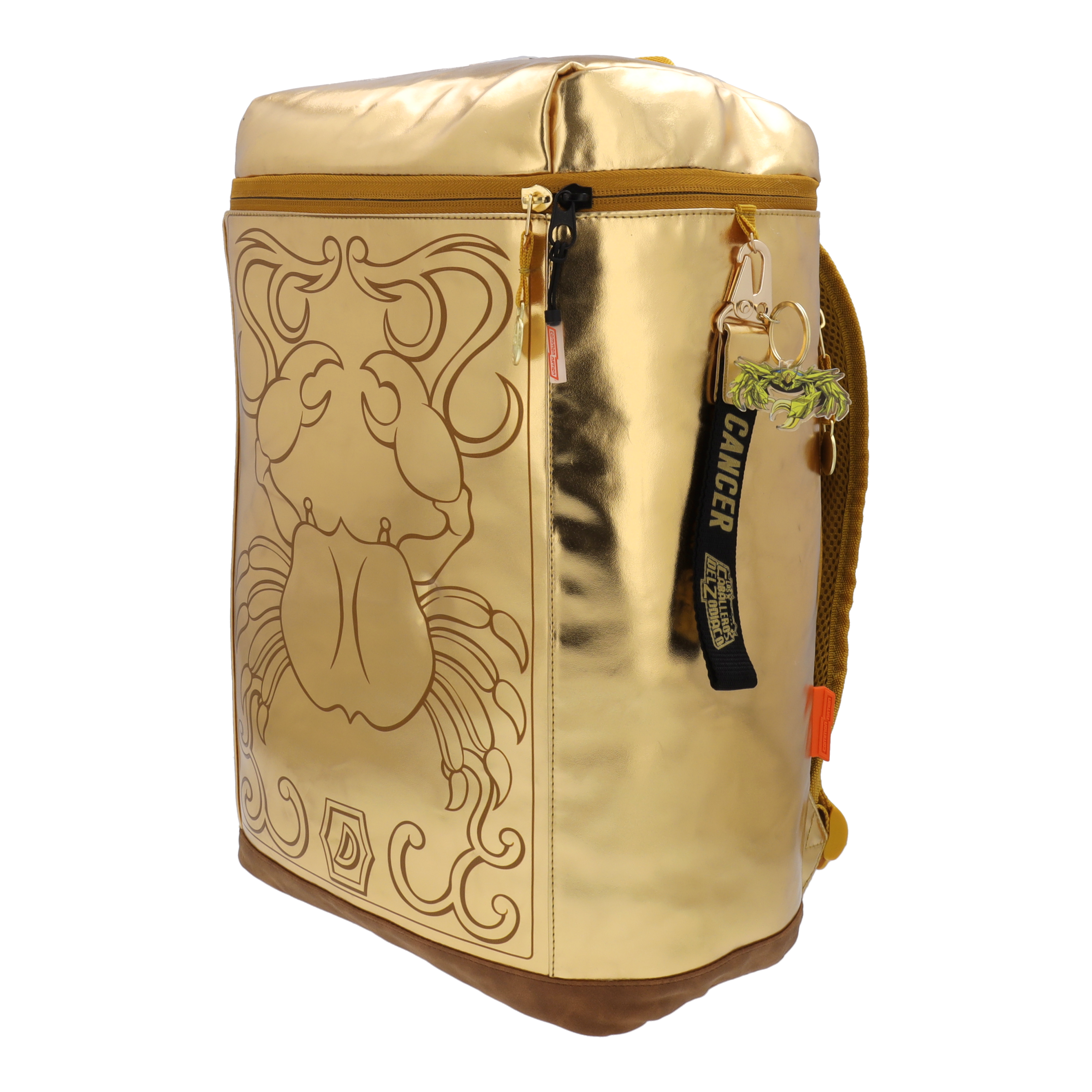 Mochila Armadura Dorada Caballeros del Zodiaco Cáncer