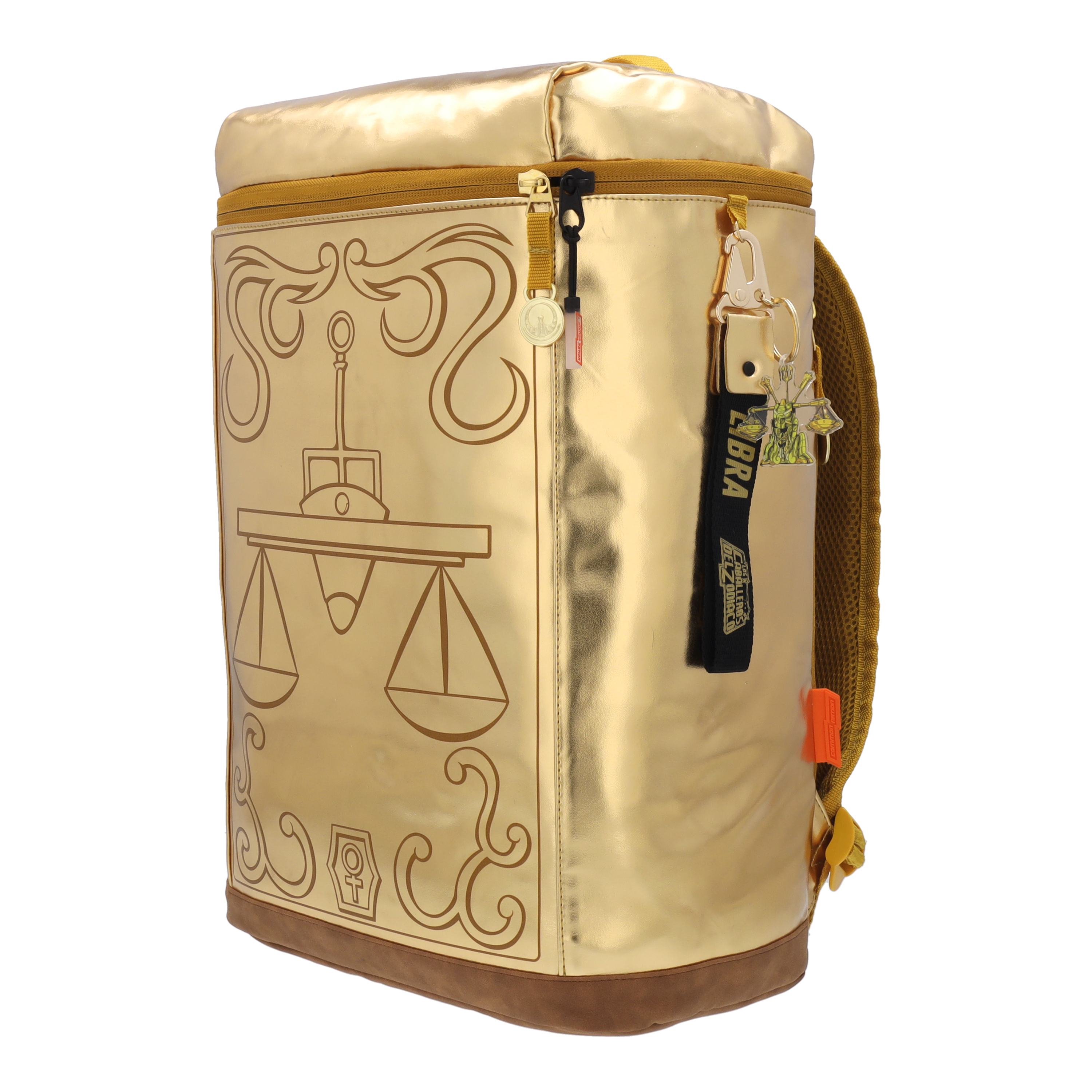 Mochila Armadura Dorada Caballeros del Zodiaco Libra