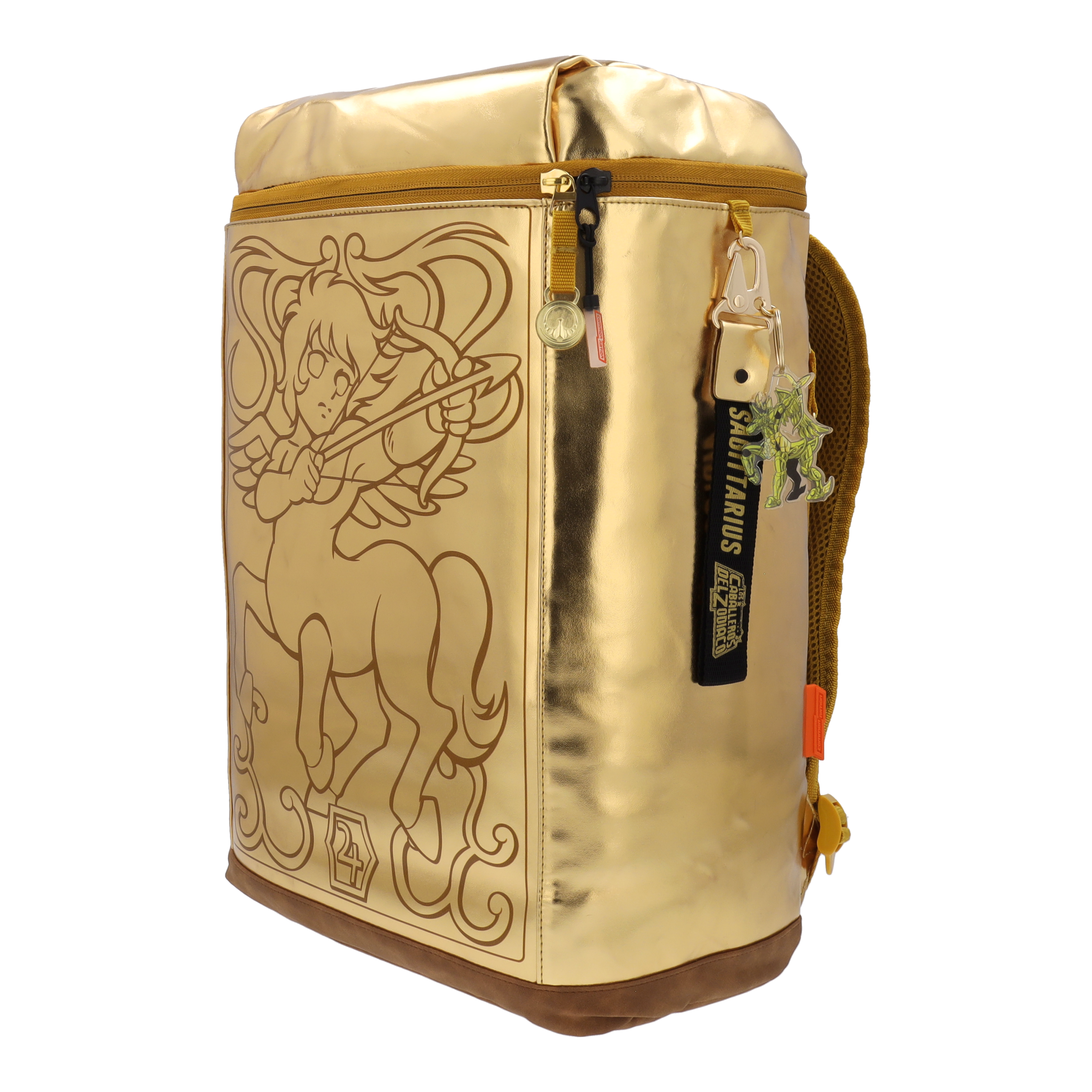 Mochila Armadura Dorada Caballeros del Zodiaco Sagitario