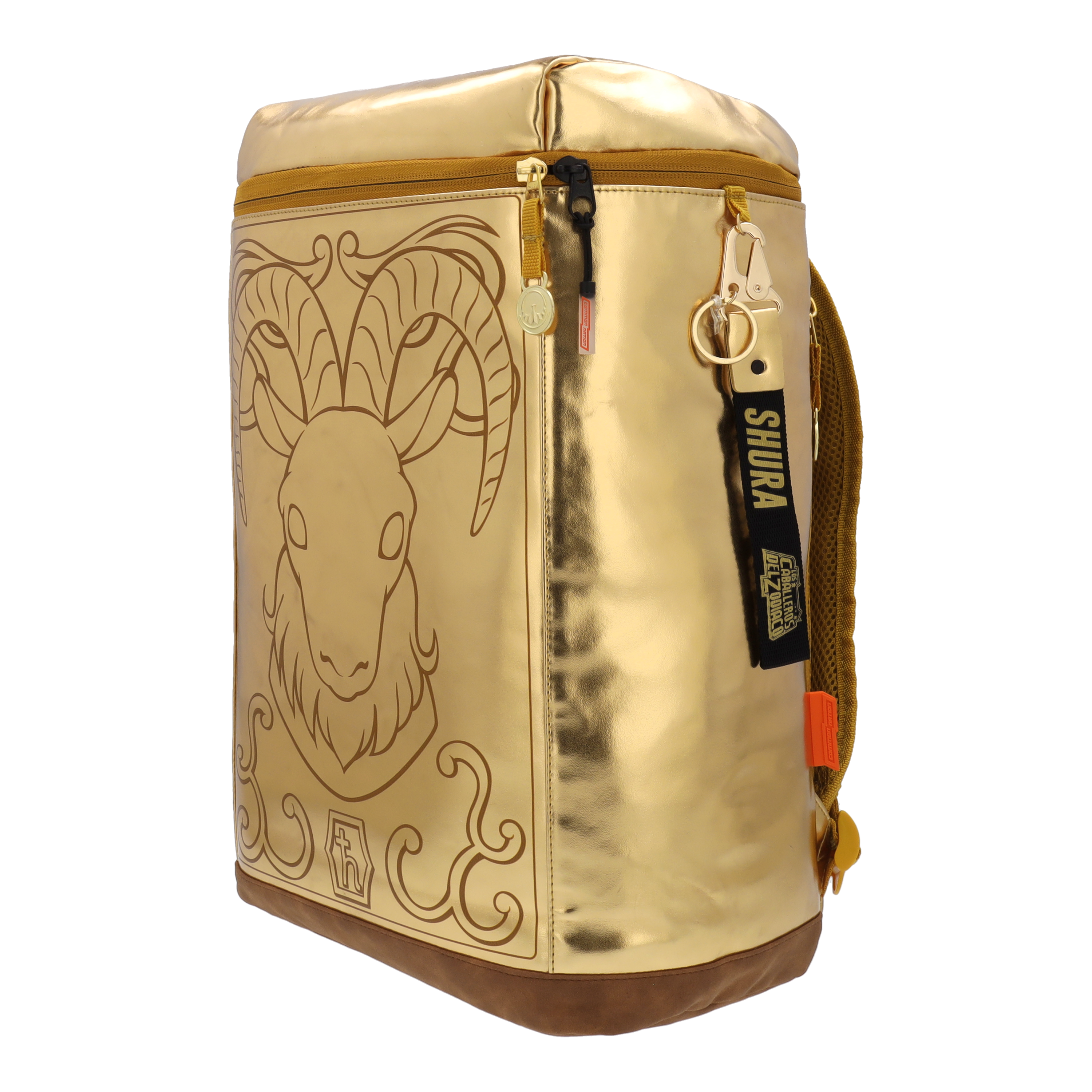 Mochila Armadura Dorada Caballeros del Zodiaco Capricornio