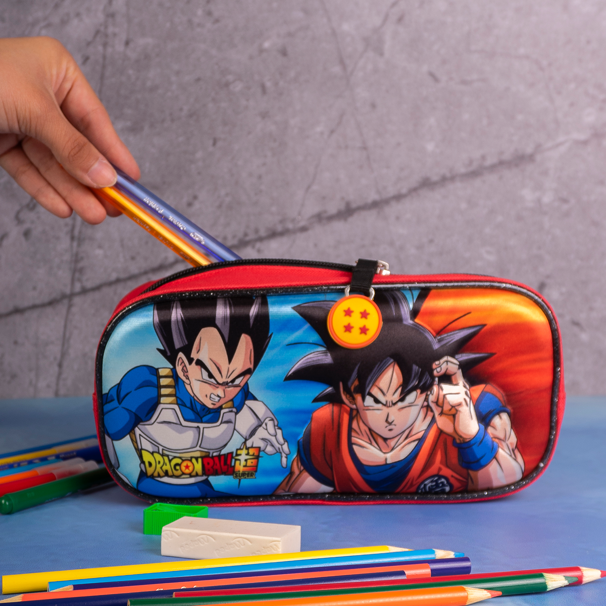 Set Mochila, lonchera y lapicera Dragon Ball Super Colección 107