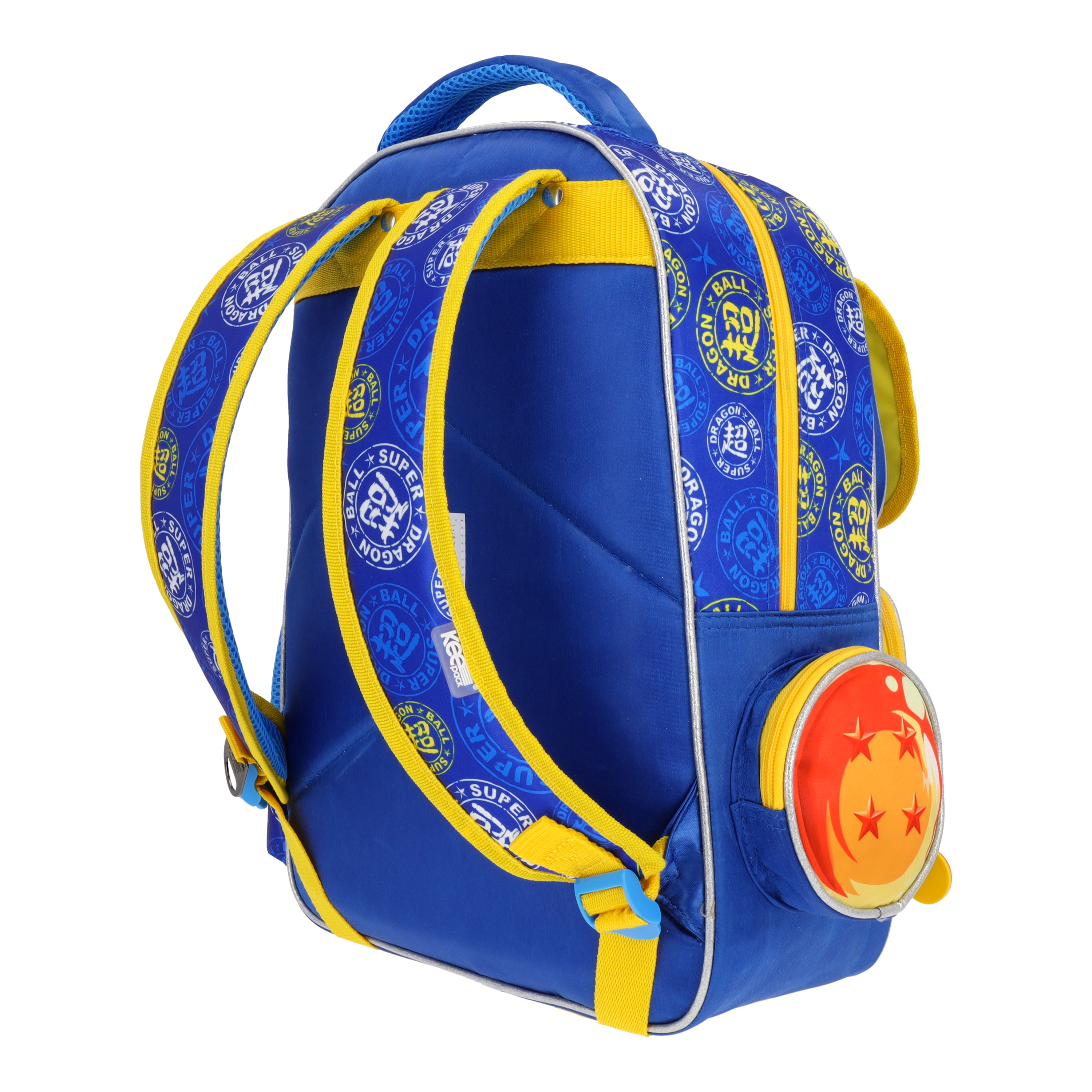 Set Mochila y Estuchera Escolar Dragon Ball Goku SSJ Blue Lenticular