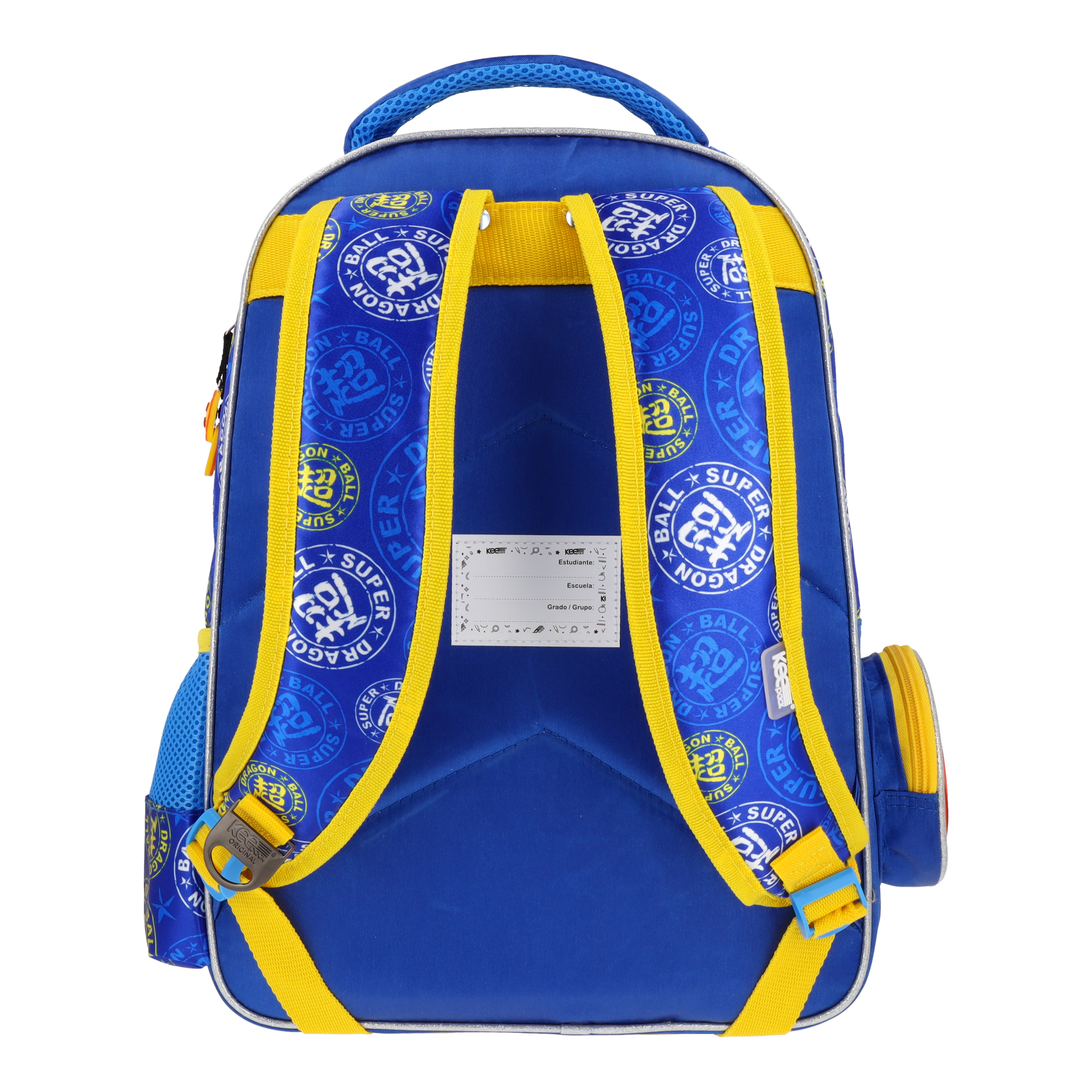 Set Mochila y Estuchera Escolar Dragon Ball Goku SSJ Blue Lenticular