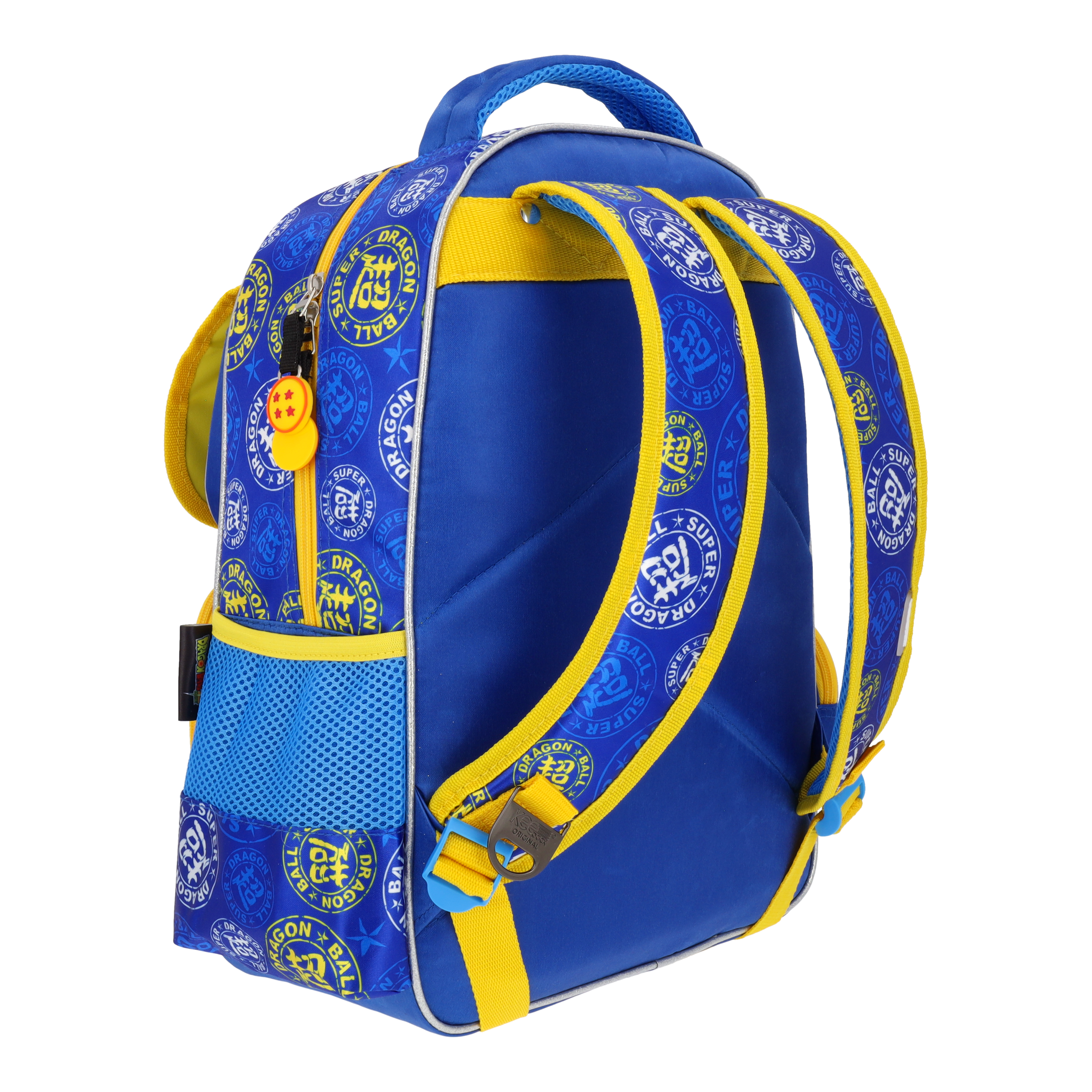 Set Mochila y Estuchera Escolar Dragon Ball Goku SSJ Blue Lenticular