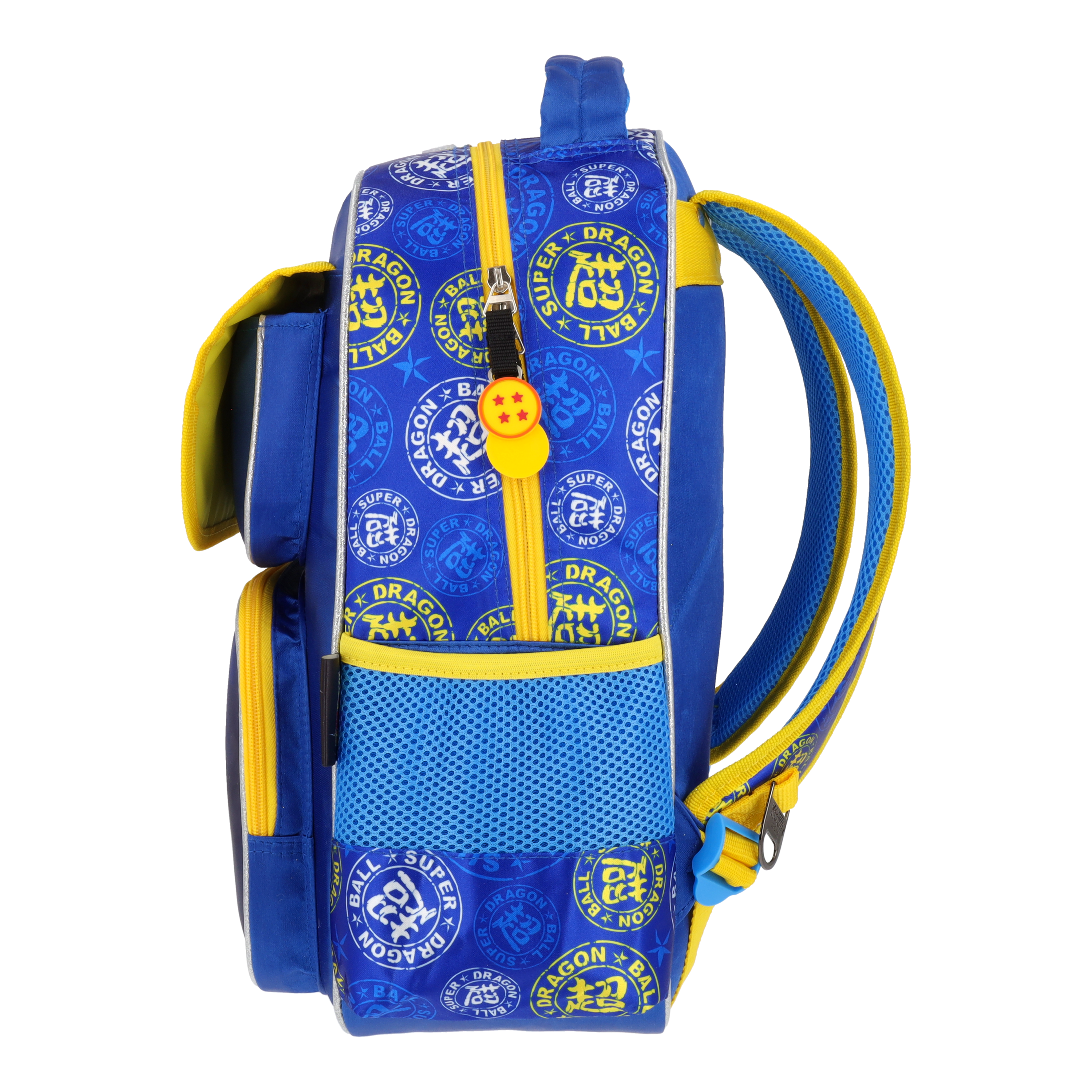 Set Mochila y Estuchera Escolar Dragon Ball Goku SSJ Blue Lenticular