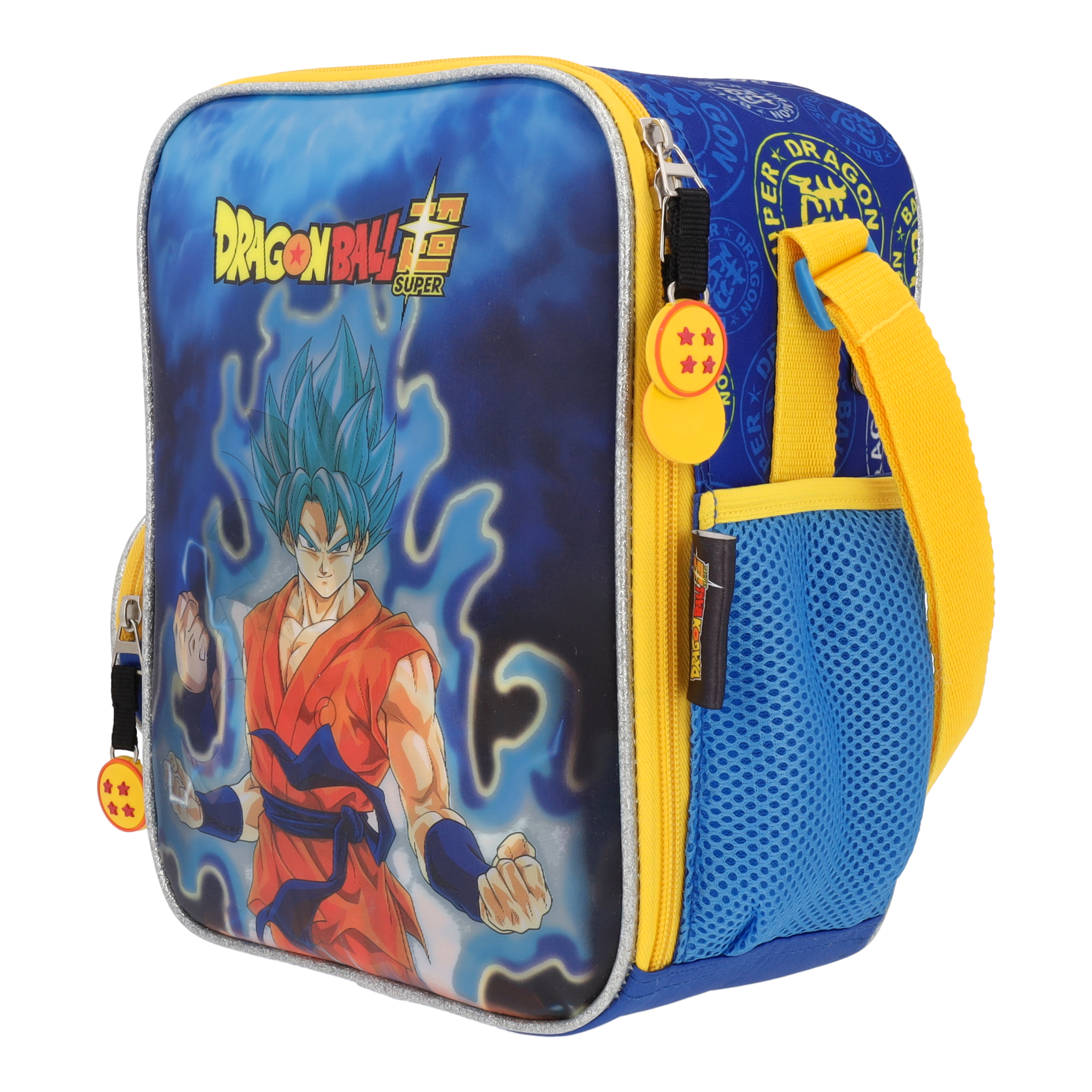 Lonchera Escolar Dragon Ball Goku SSJ Blue Lenticular