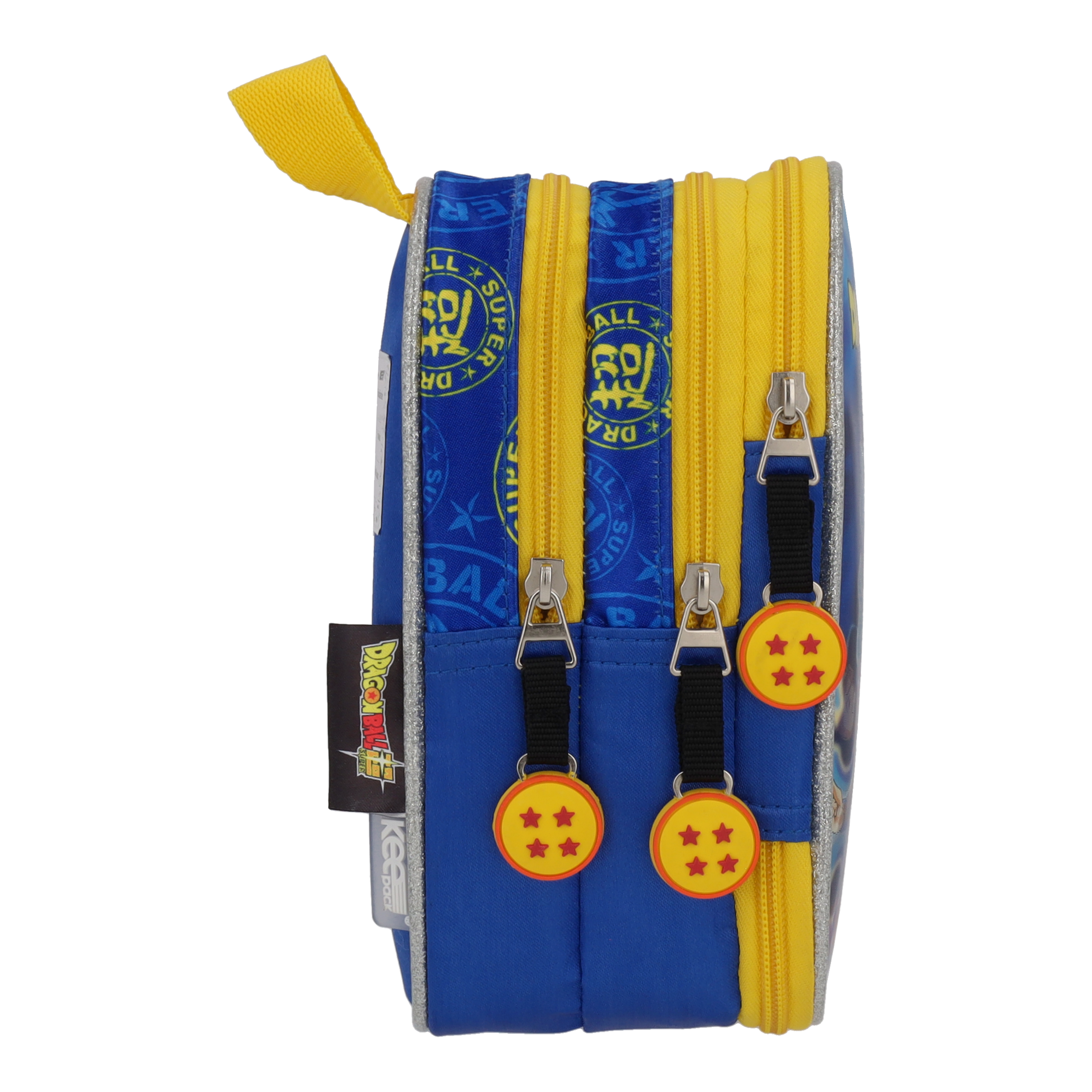 Set Mochila y Estuchera Escolar Dragon Ball Goku SSJ Blue Lenticular