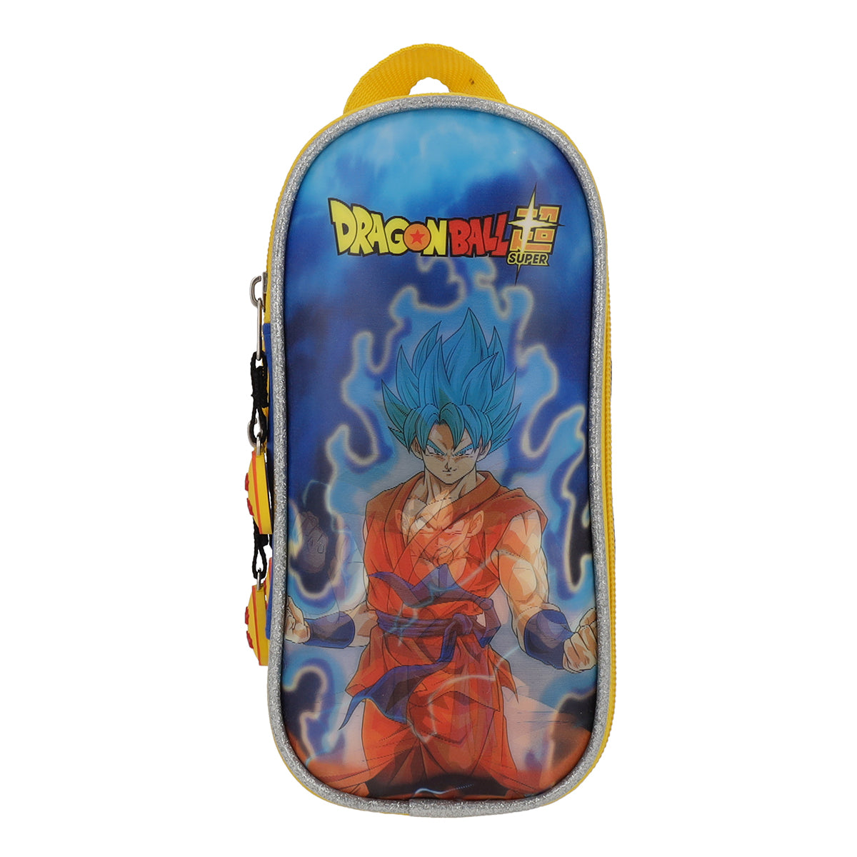 Set Mochila y Estuchera Escolar Dragon Ball Goku SSJ Blue Lenticular