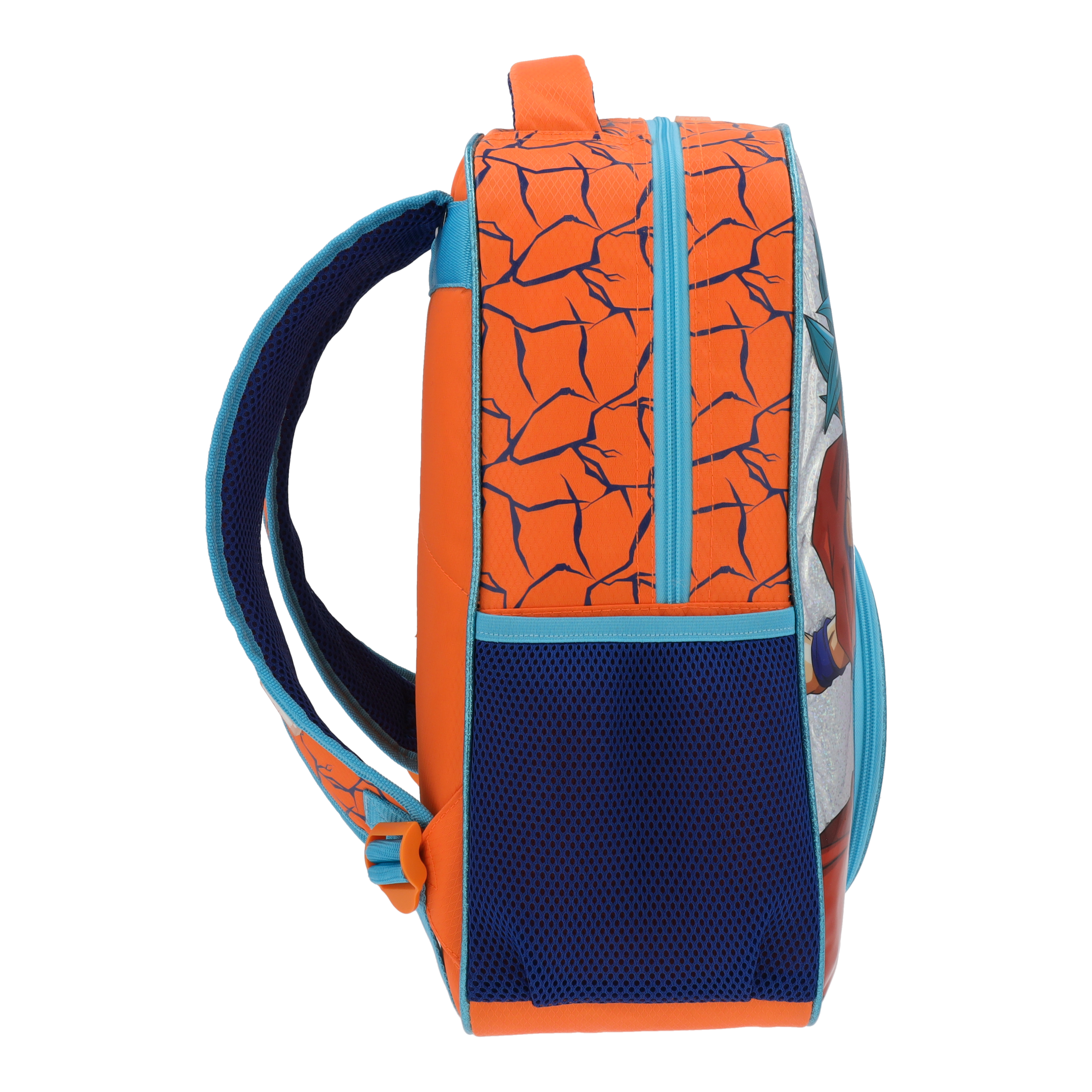 Set Mochila, Lonchera y Lapicera Escolar Dragon Ball Nivel Dios