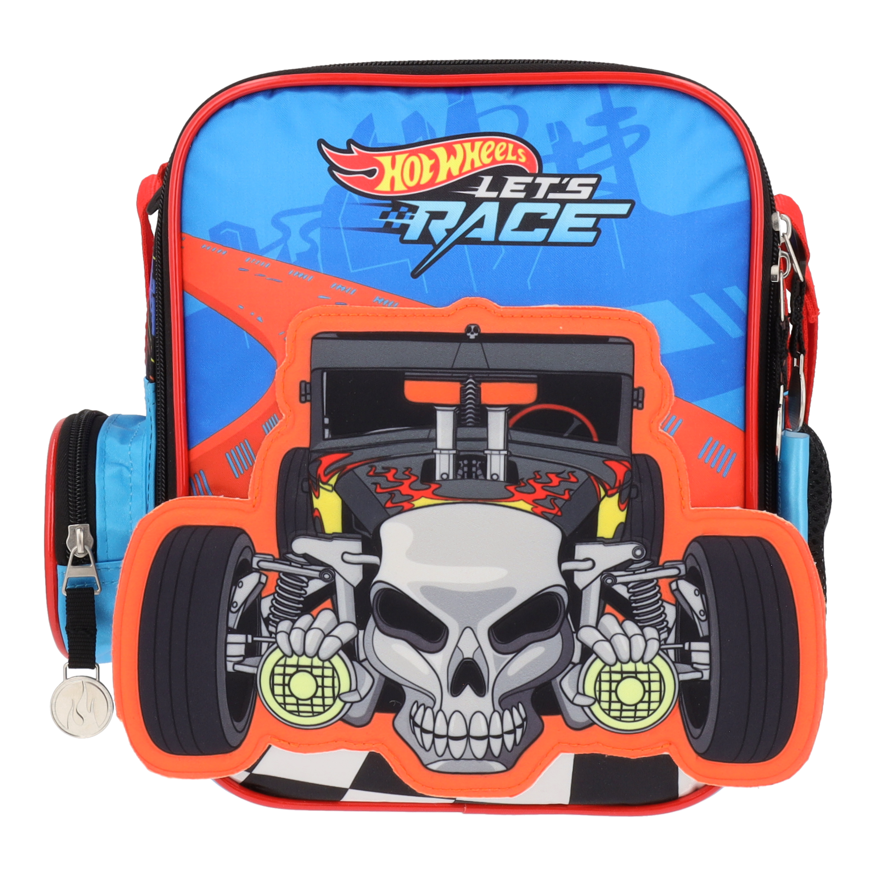 Set Escolar Mochila y Estuchera Hot Wheels Let's Race