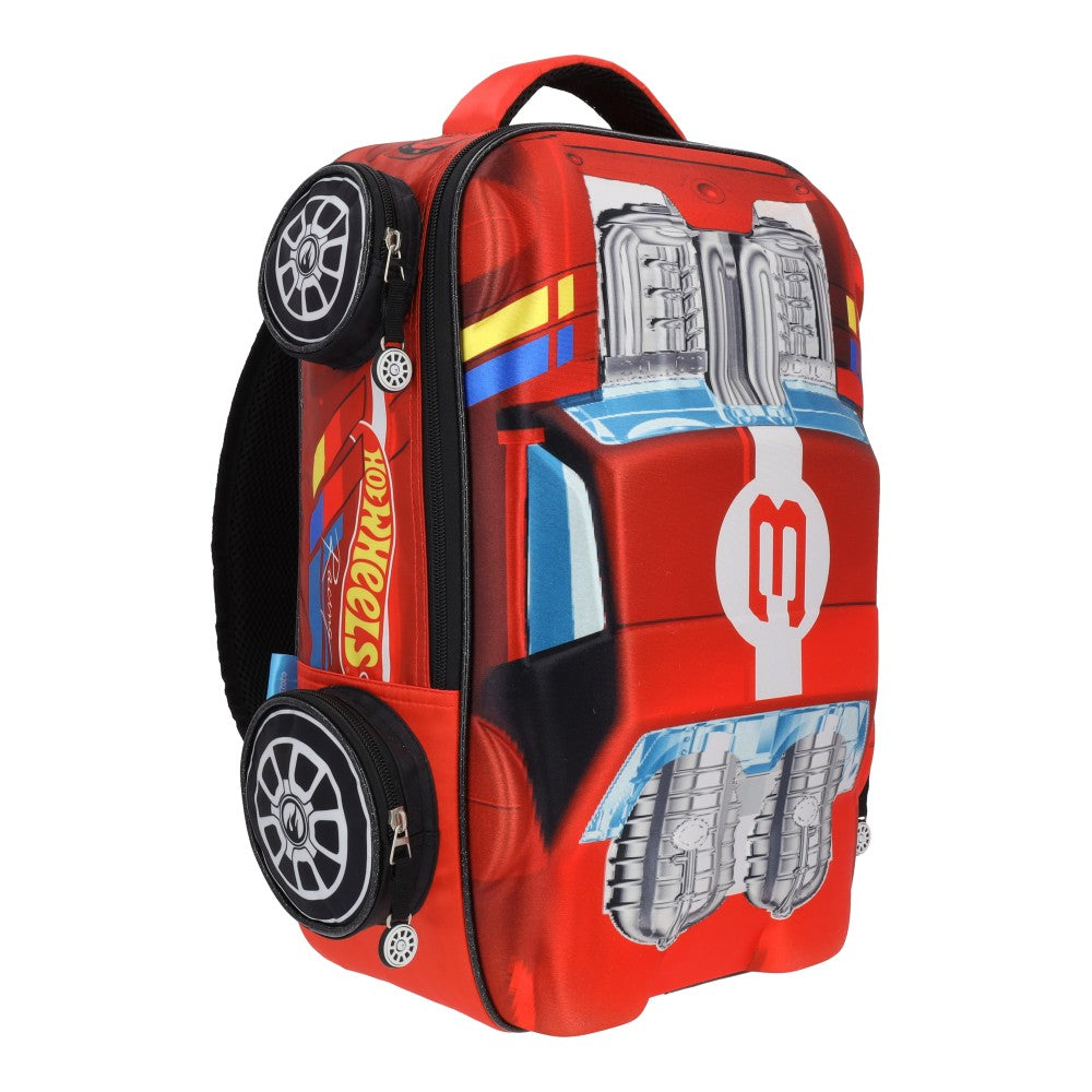 Mochila en Forma de Hot Wheels Rojo