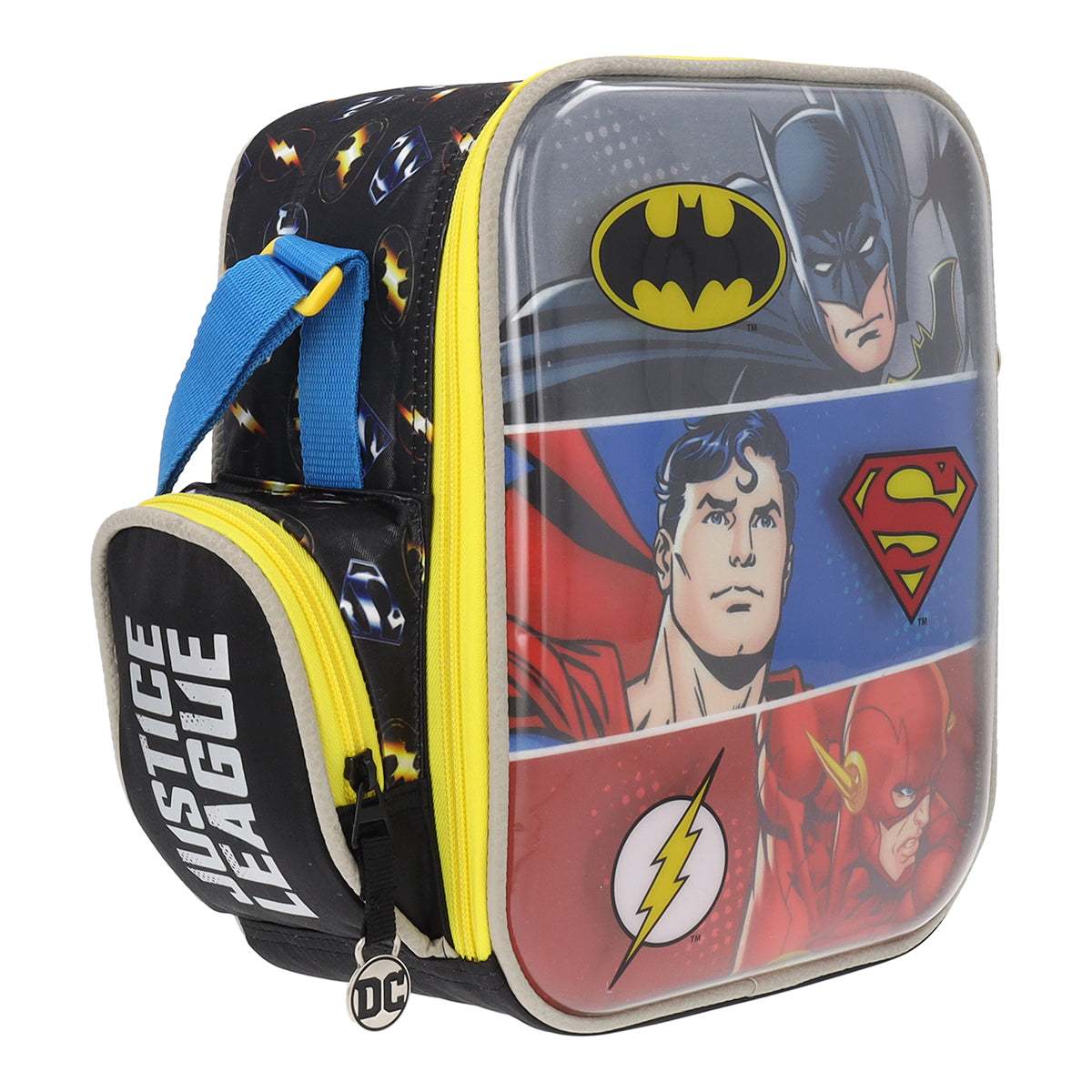 Set Mochila, Lonchera y Estuchera Escolar Justice League