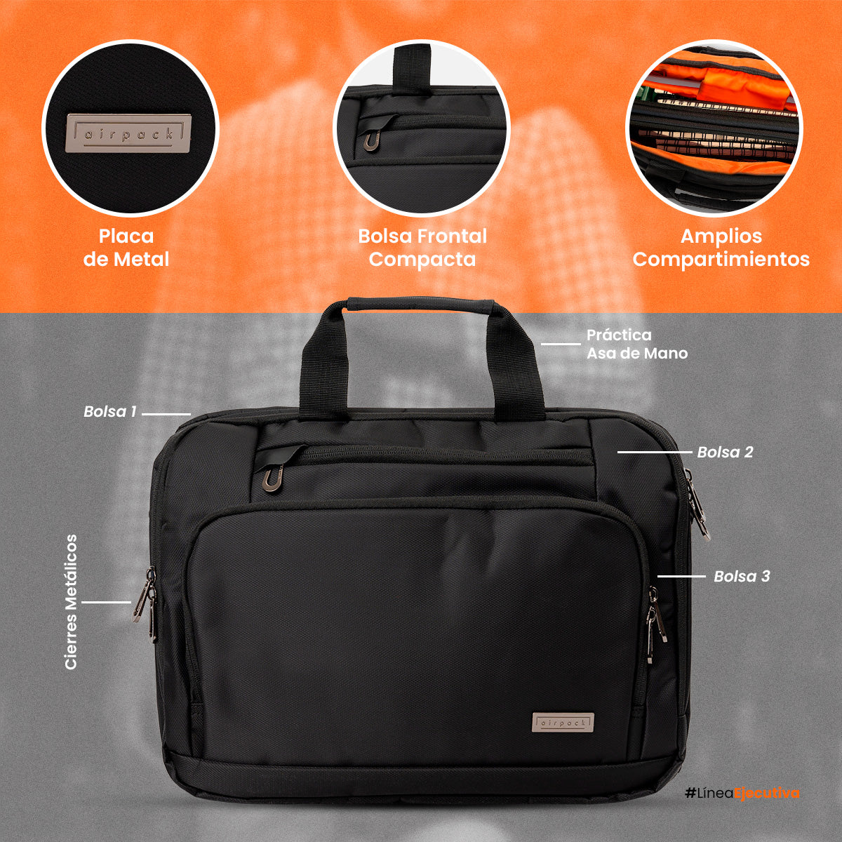 Airpack Briefcase Black