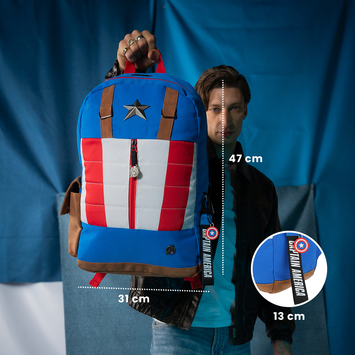 Mochila Capitán América Classic Comic