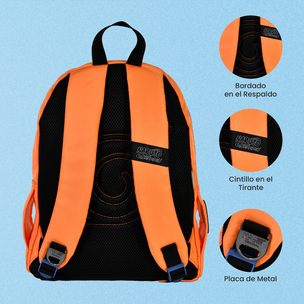 Mini Mochila Naruto con Cangurera Desmontable - Limited Edición