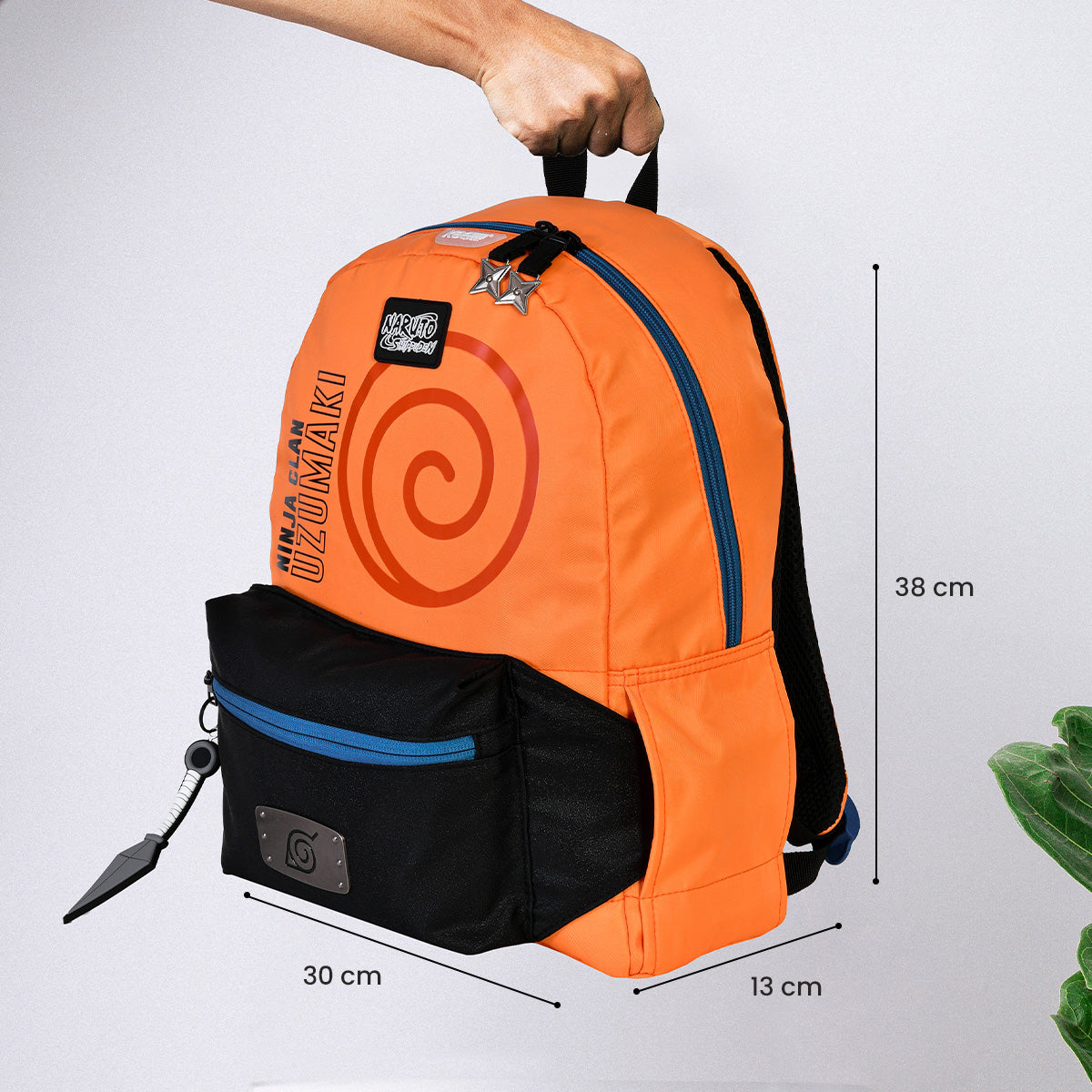 Mini Mochila Naruto con Cangurera Desmontable - Limited Edición