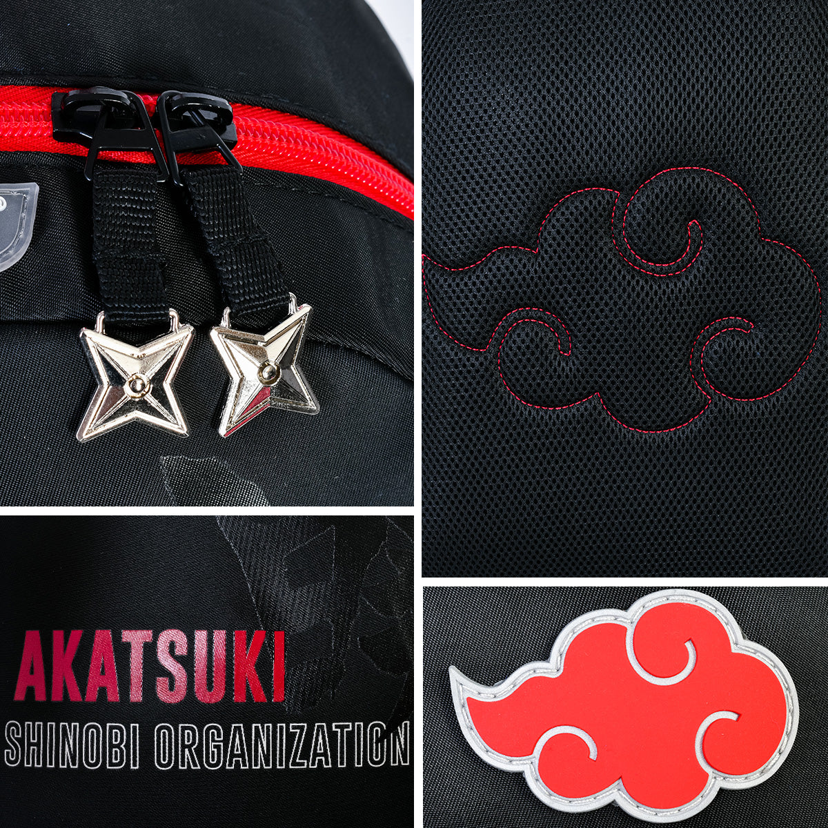 Mini Mochila Akatsuki con Cangurera Desmontable - Limited Edición