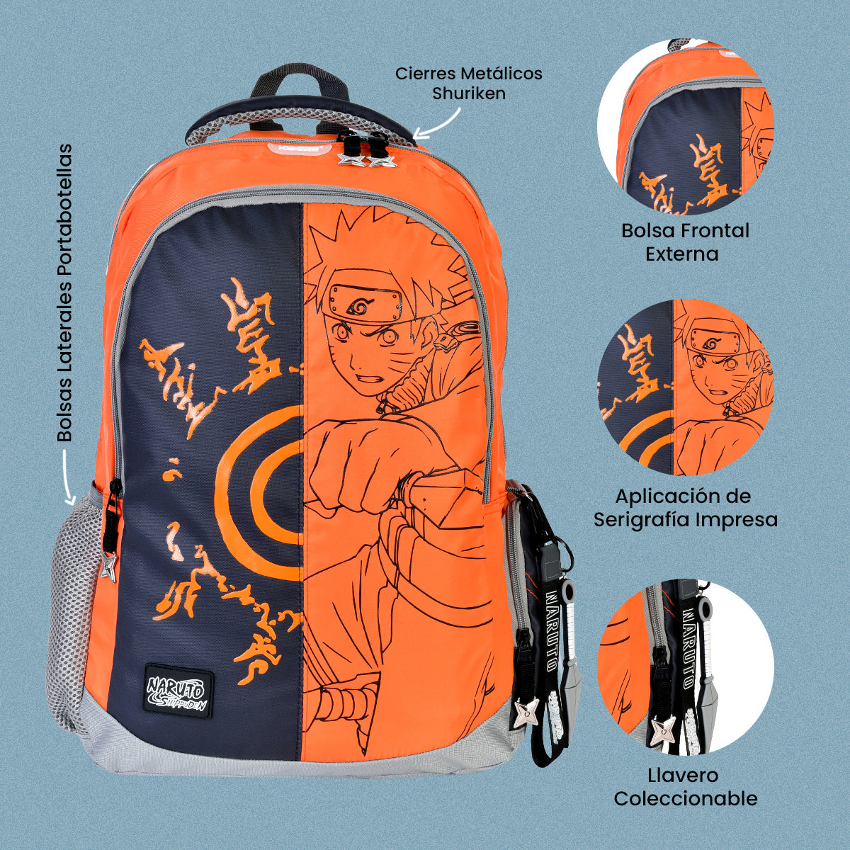 Mochila Naruto Sello