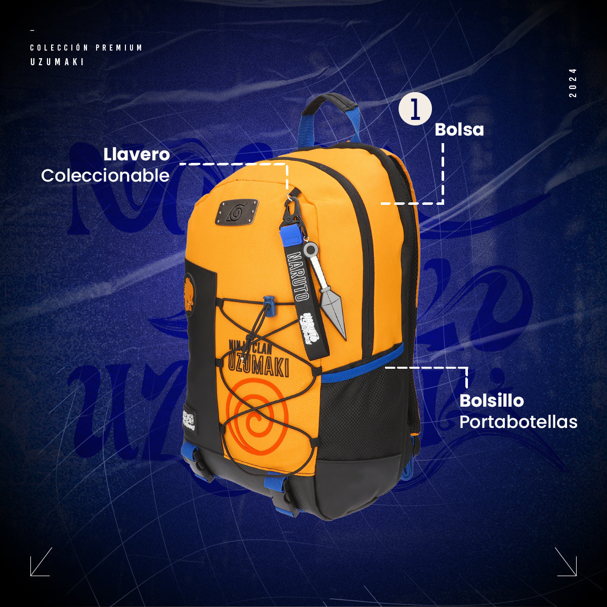 Mochila Naruto Uzumaki Last Edition