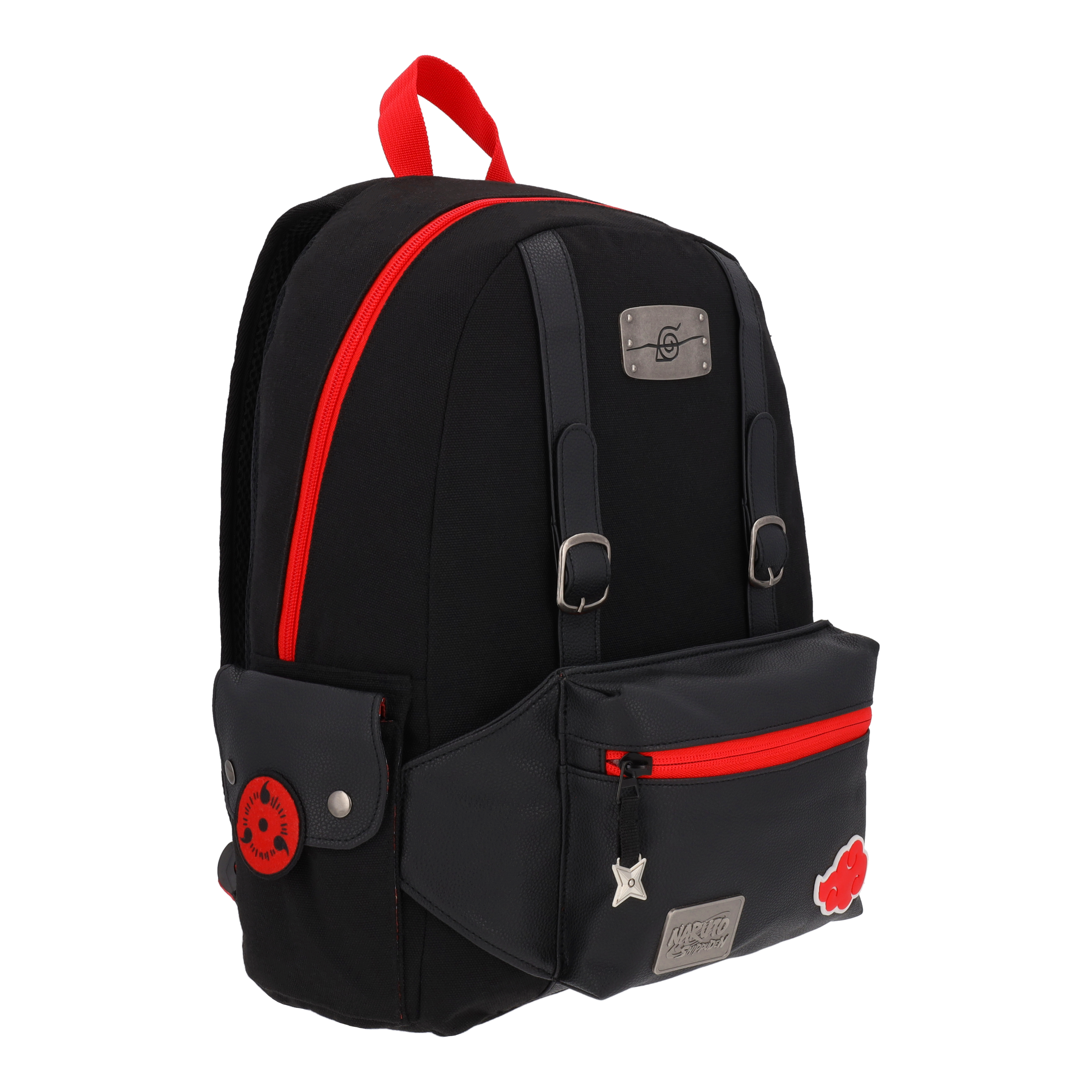 Mochila Urban Naruto de Nube Roja Akatsuki Negra