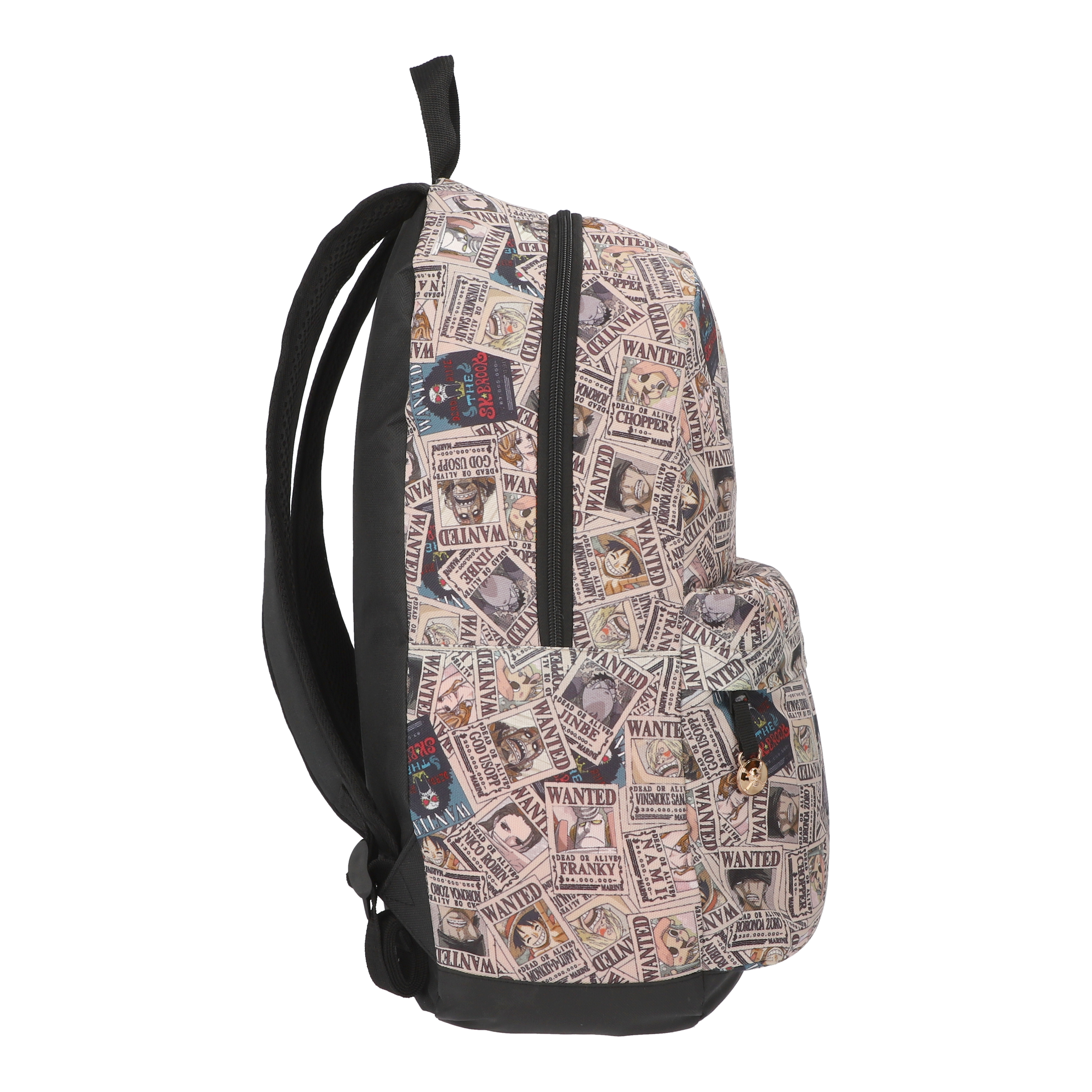 Set Mochila, Lonchera y Lapicera One Piece Carteles Se Busca