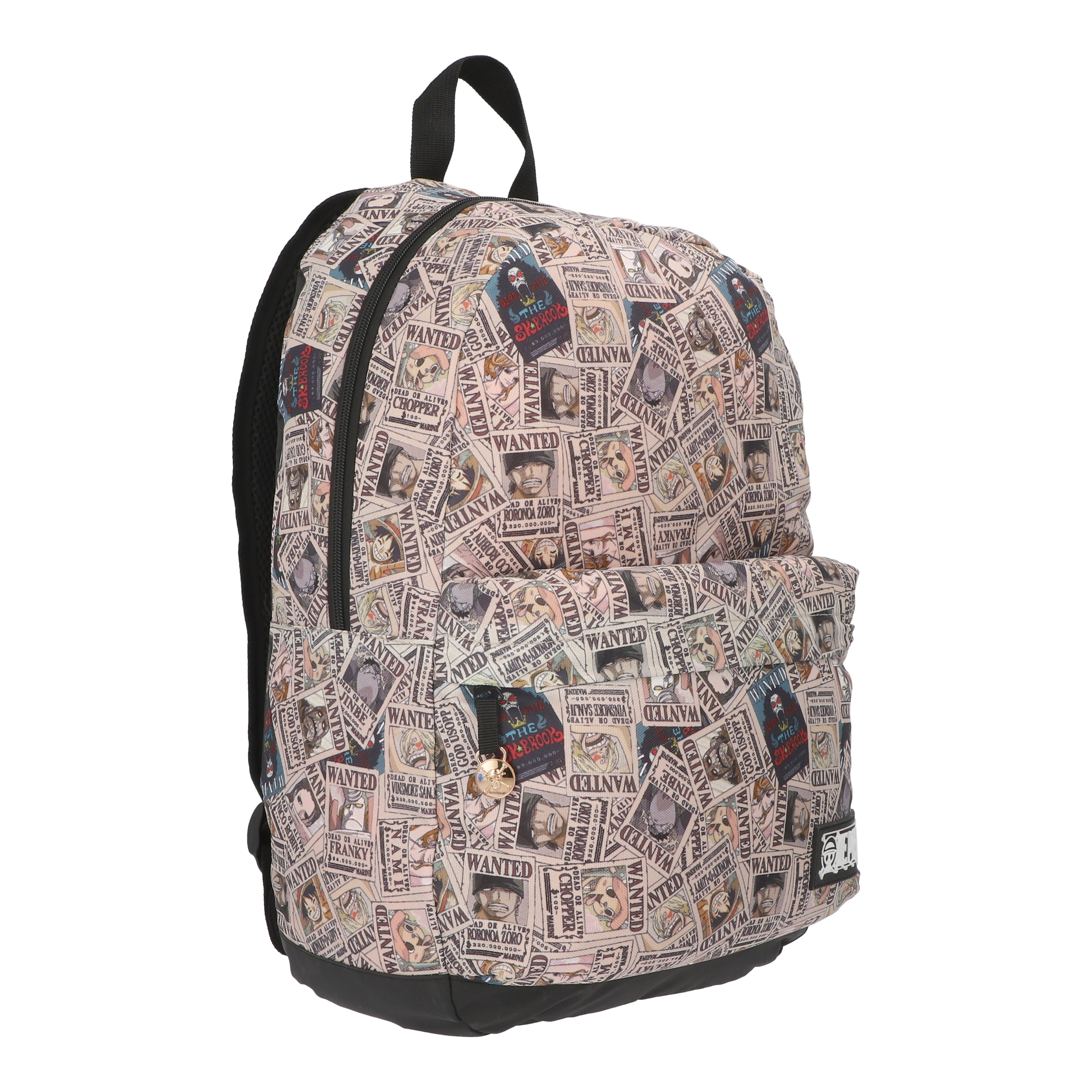 Set Mochila, Lonchera y Lapicera One Piece Carteles Se Busca