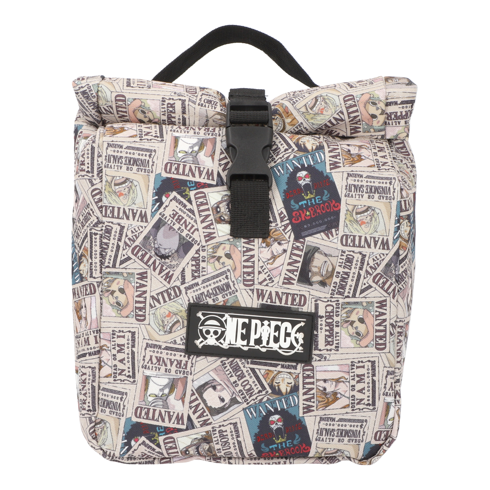 Set Mochila, Lonchera y Lapicera One Piece Carteles Se Busca