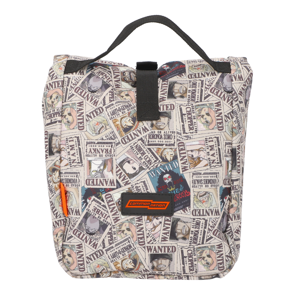 Set Mochila, Lonchera y Lapicera One Piece Carteles Se Busca