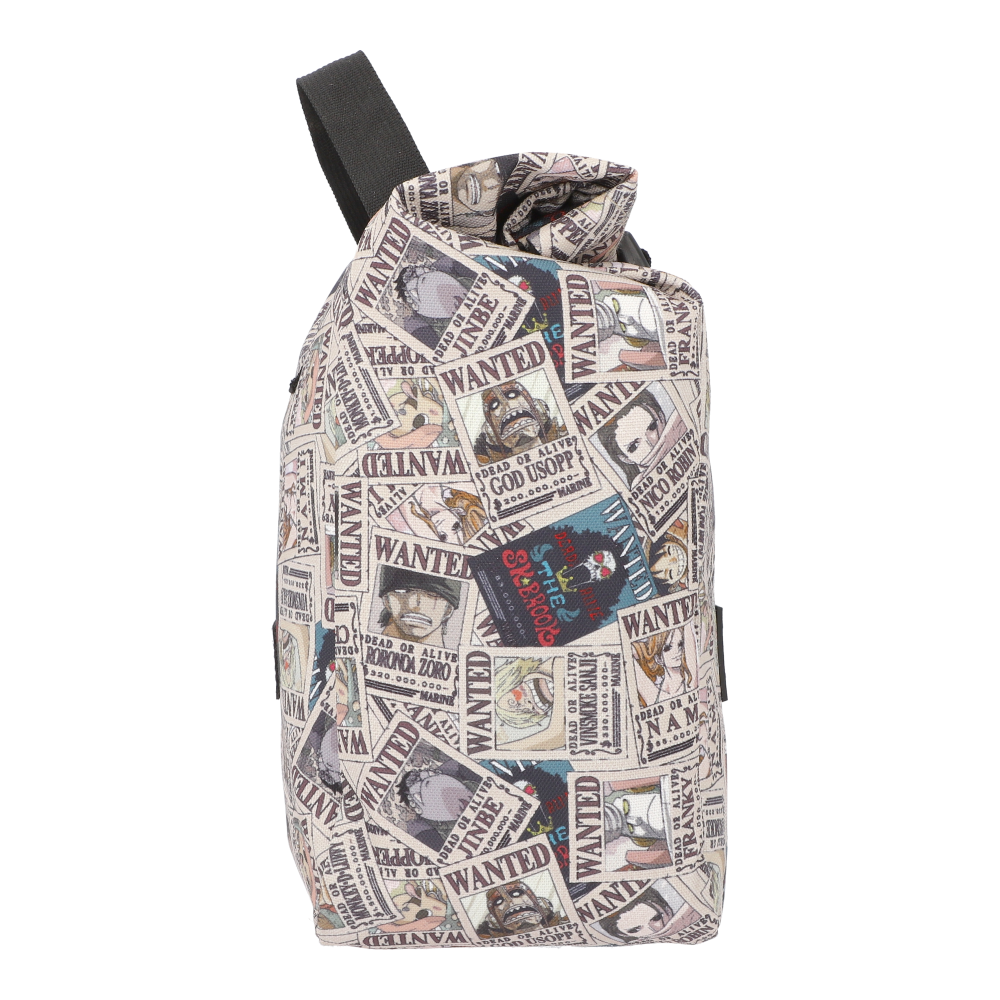 Set Mochila, Lonchera y Lapicera One Piece Carteles Se Busca