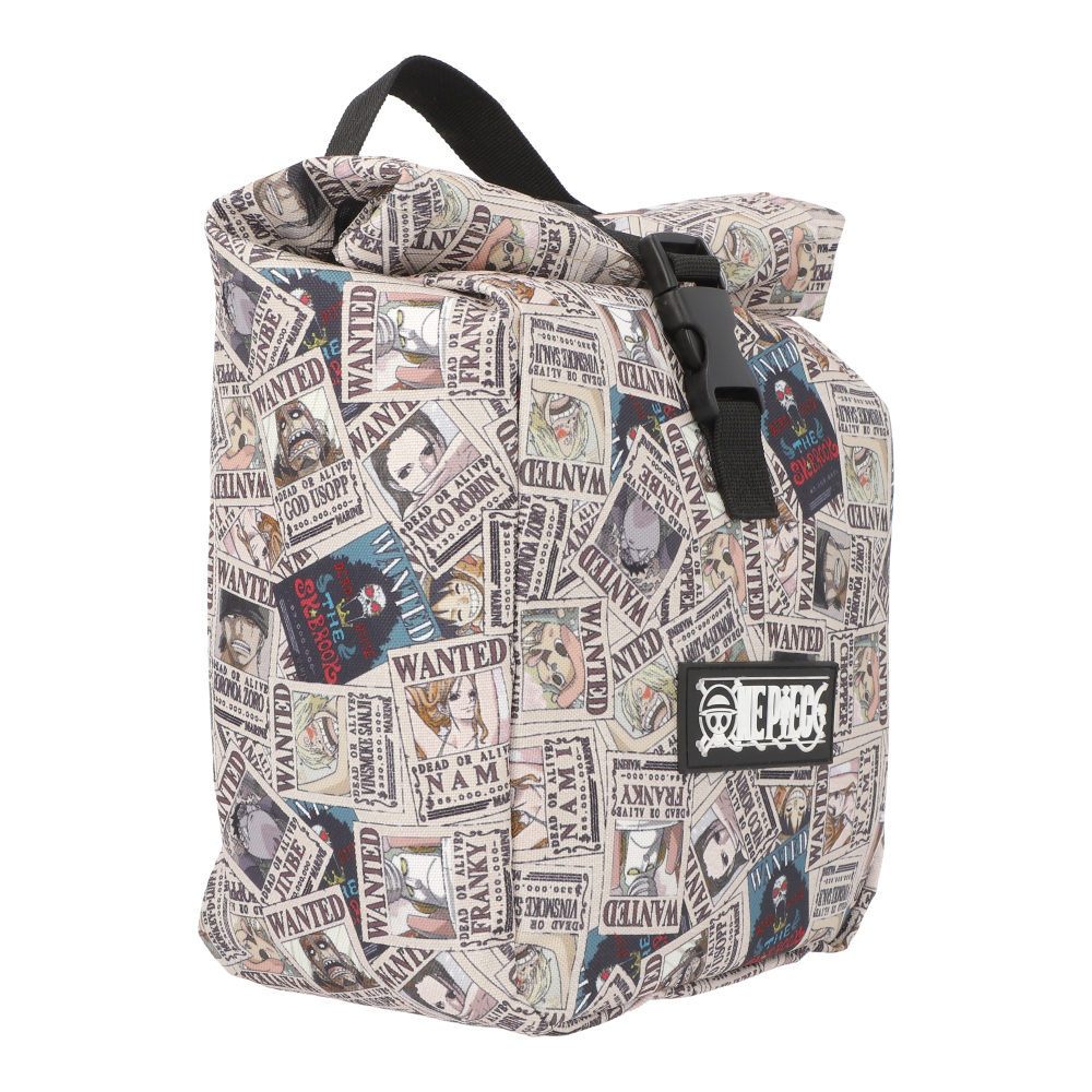 Set Mochila, Lonchera y Lapicera One Piece Carteles Se Busca