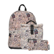 Set Mochila, Lonchera y Lapicera One Piece Carteles Se Busca