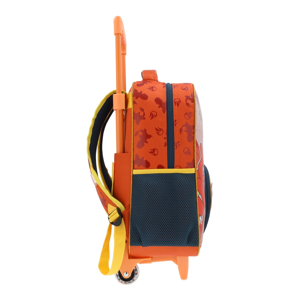 Mochila Escolar con Carrito Pokémon Tipo Fuego Edición 05
