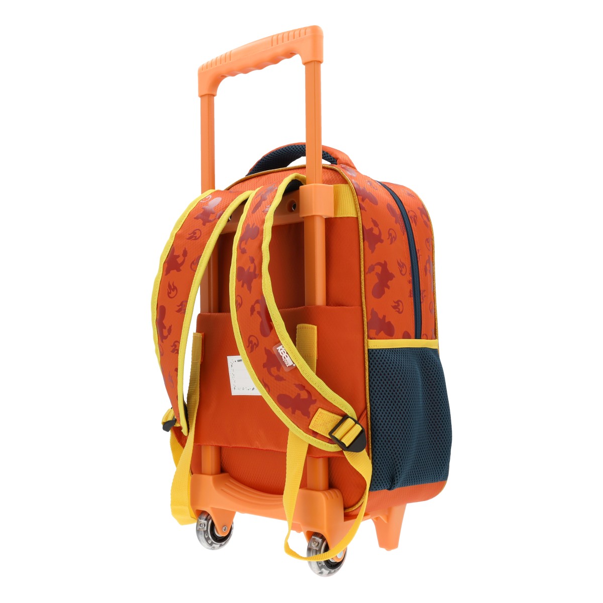 Mochila Escolar con Carrito Pokémon Tipo Fuego Edición 05