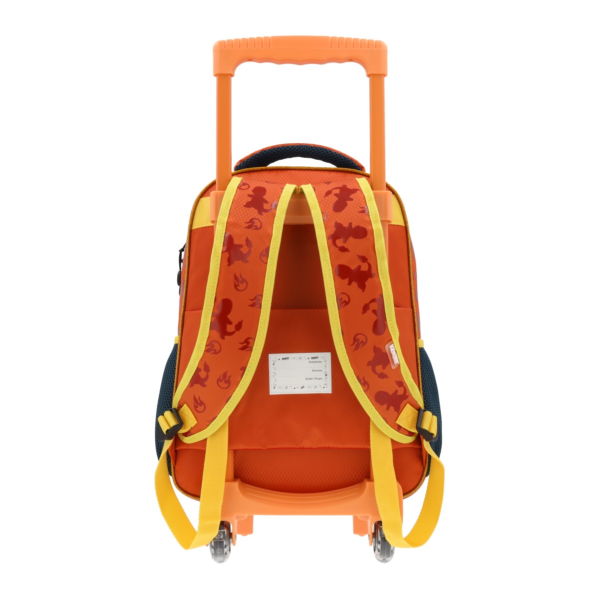 Mochila Escolar con Carrito Pokémon Tipo Fuego Edición 05
