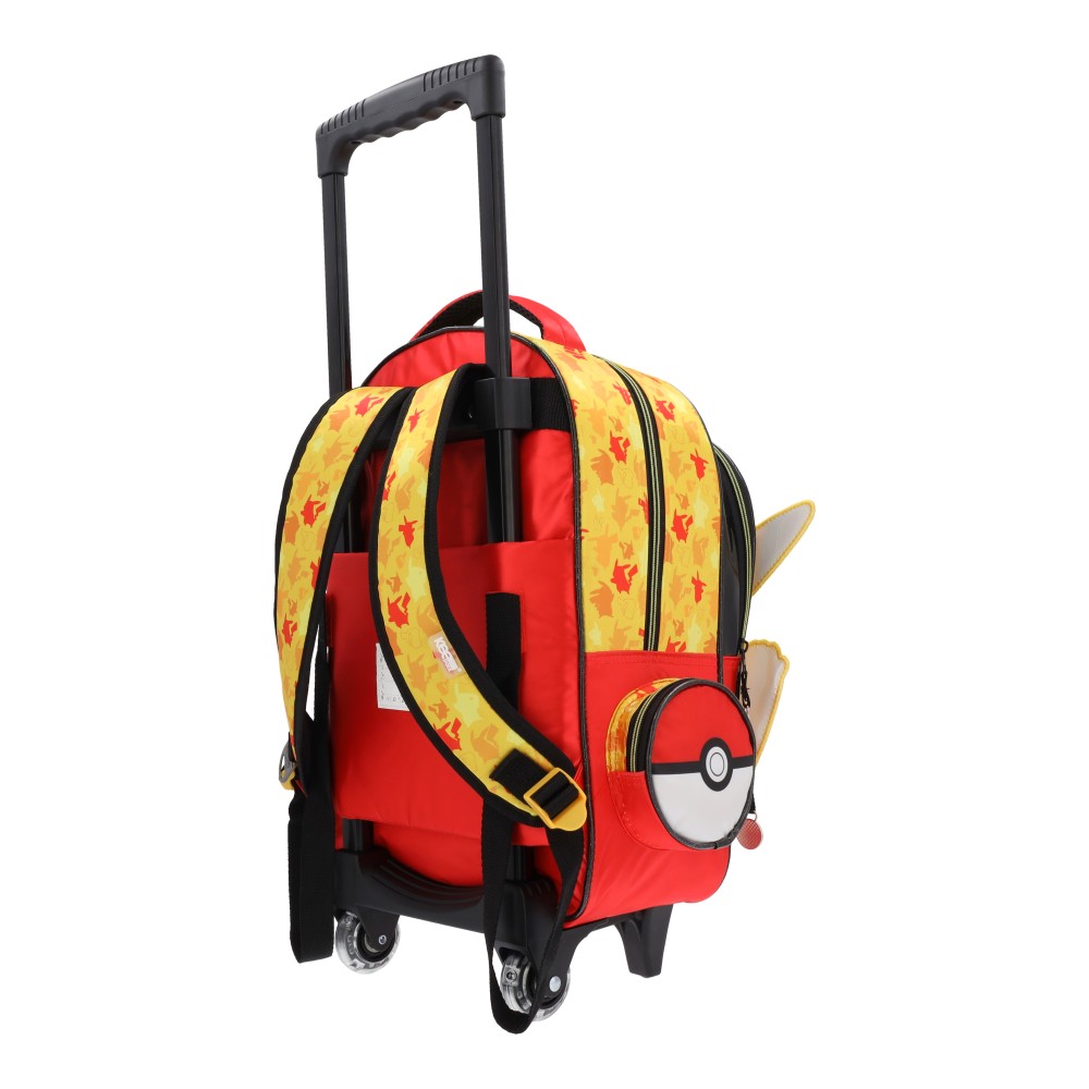 Mochila Escolar con Carrito Pokémon de Pikachu #0025