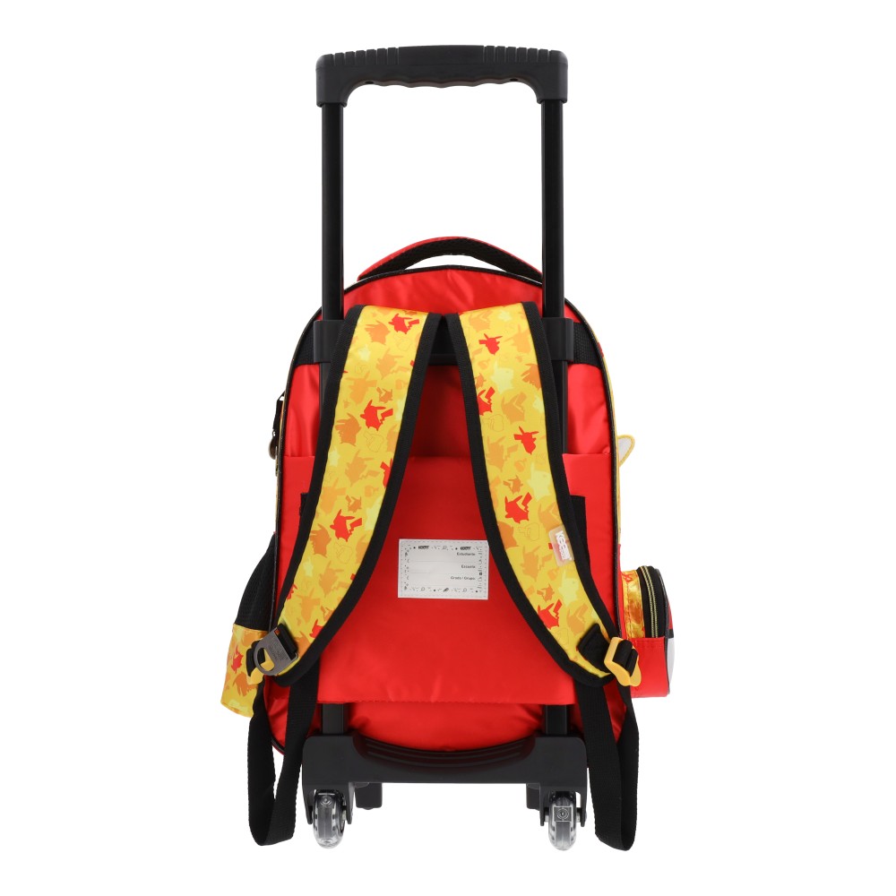 Mochila Escolar con Carrito Pokémon de Pikachu #0025