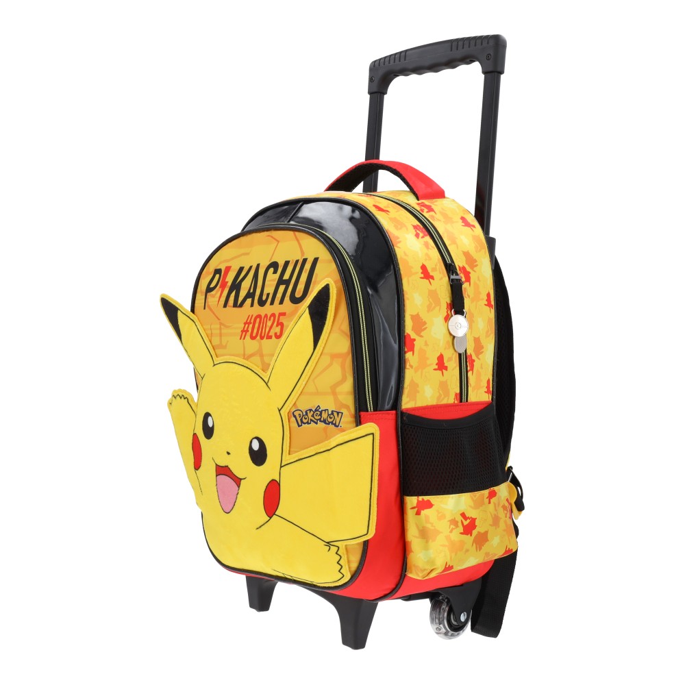 Mochila Escolar con Carrito Pokémon de Pikachu #0025