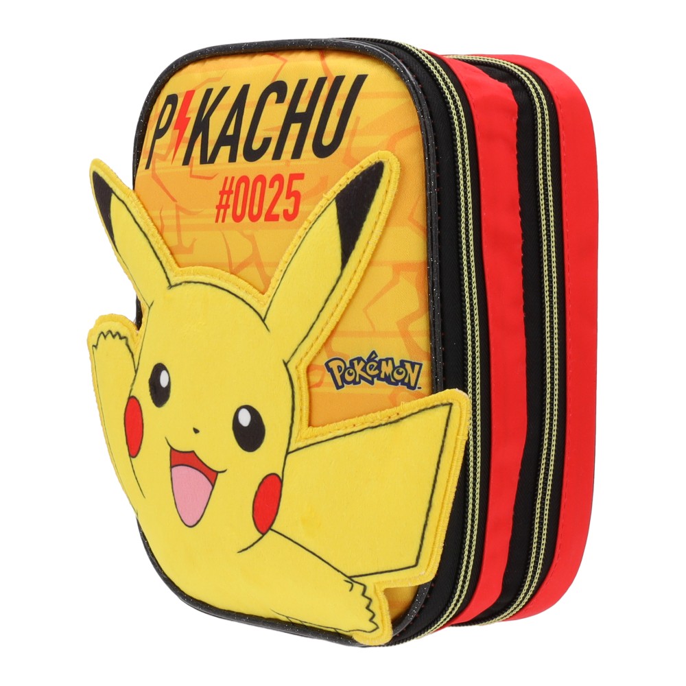 Estuchera Escolar Pokémon de Pikachu #0025
