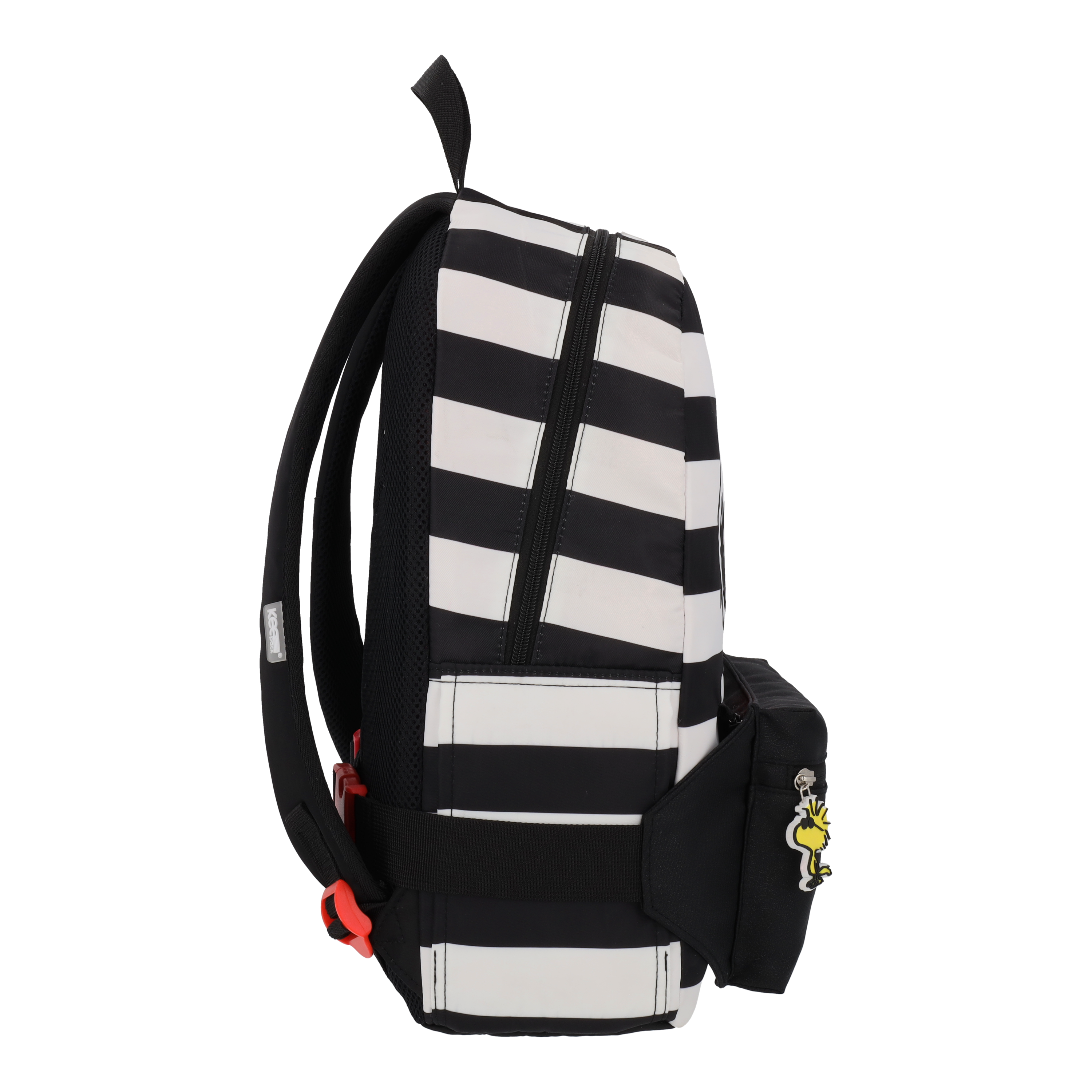 Mochila con cangurera Peanuts Snoopy Black and White