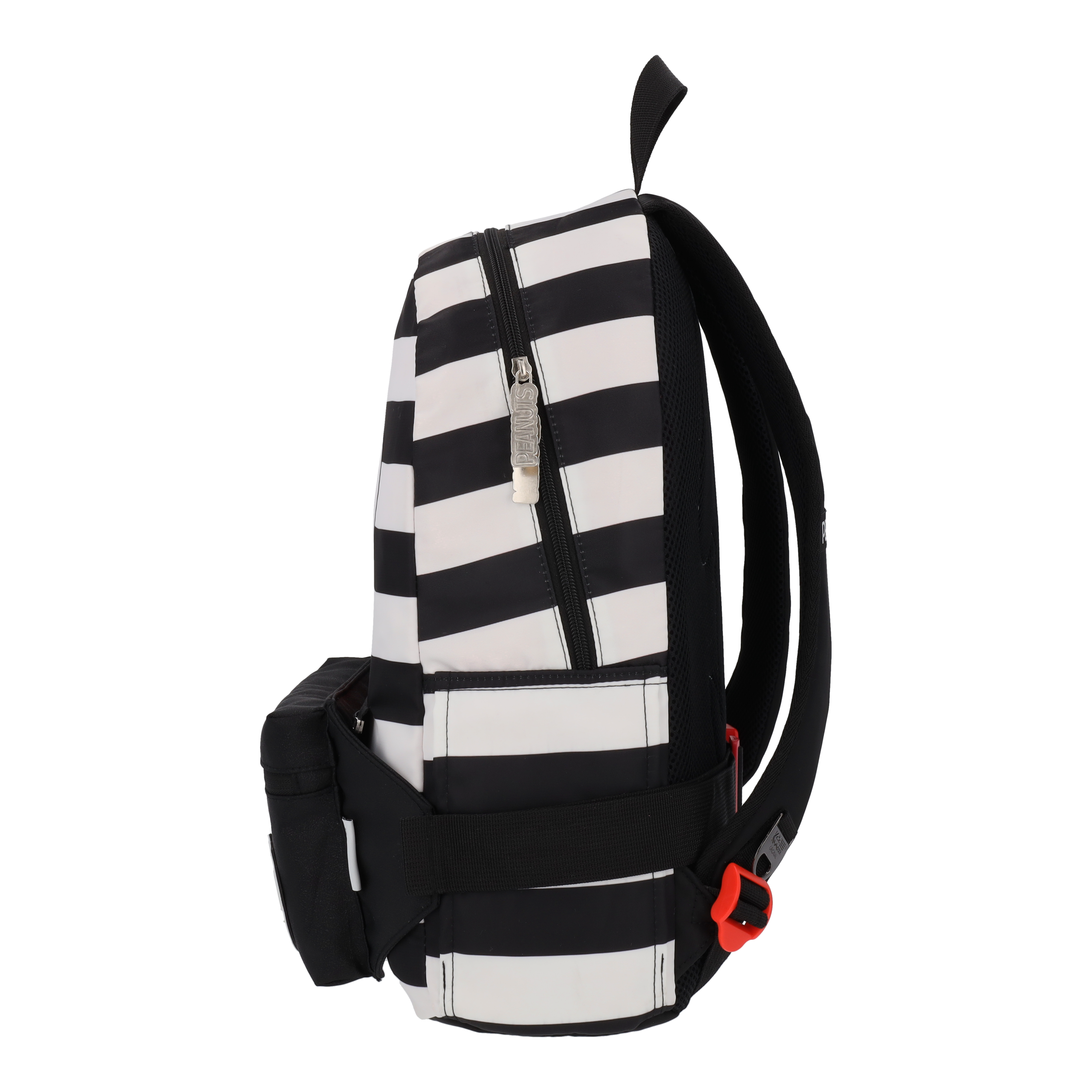Mochila con cangurera Peanuts Snoopy Black and White