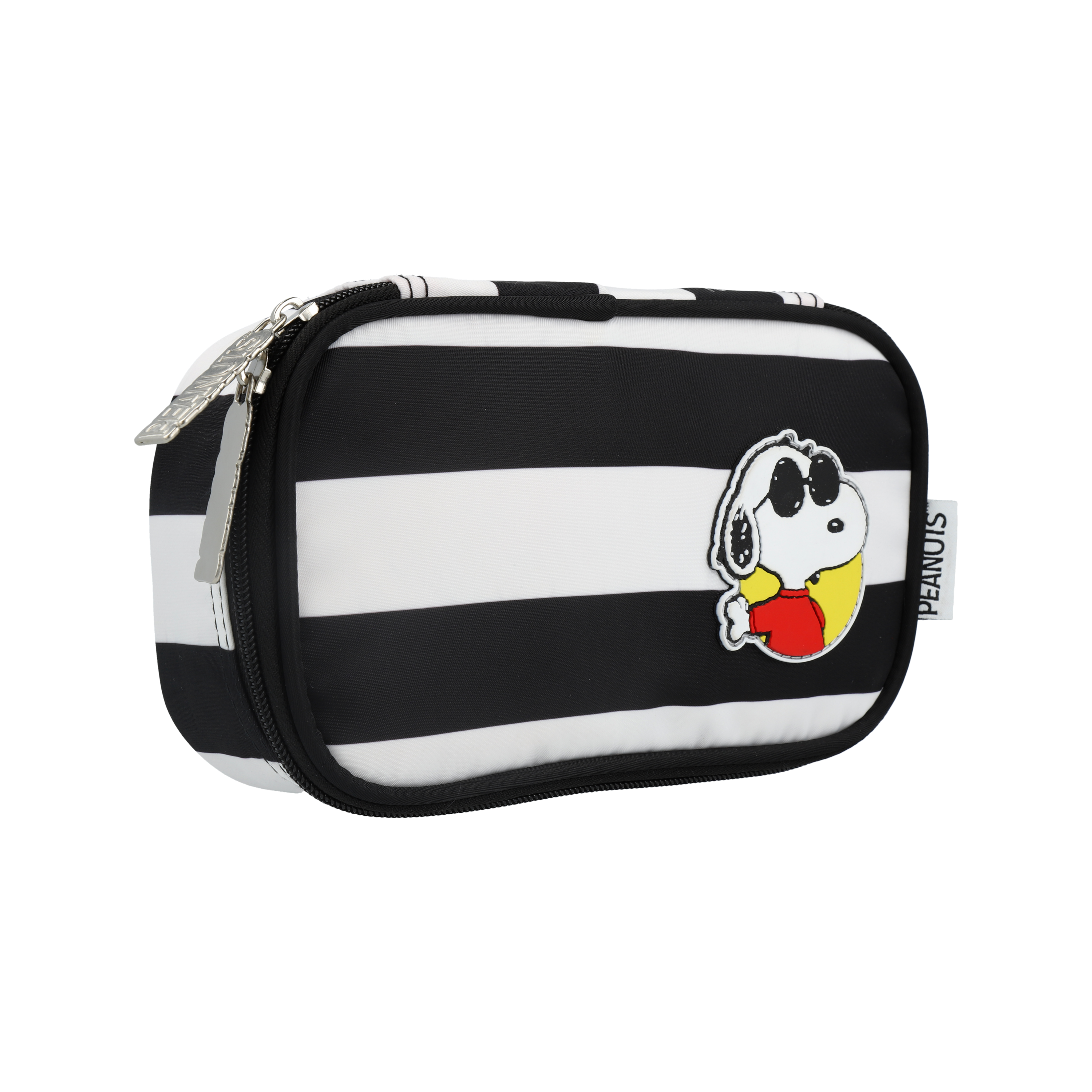 Estuchera Peanuts Snoopy Black and White