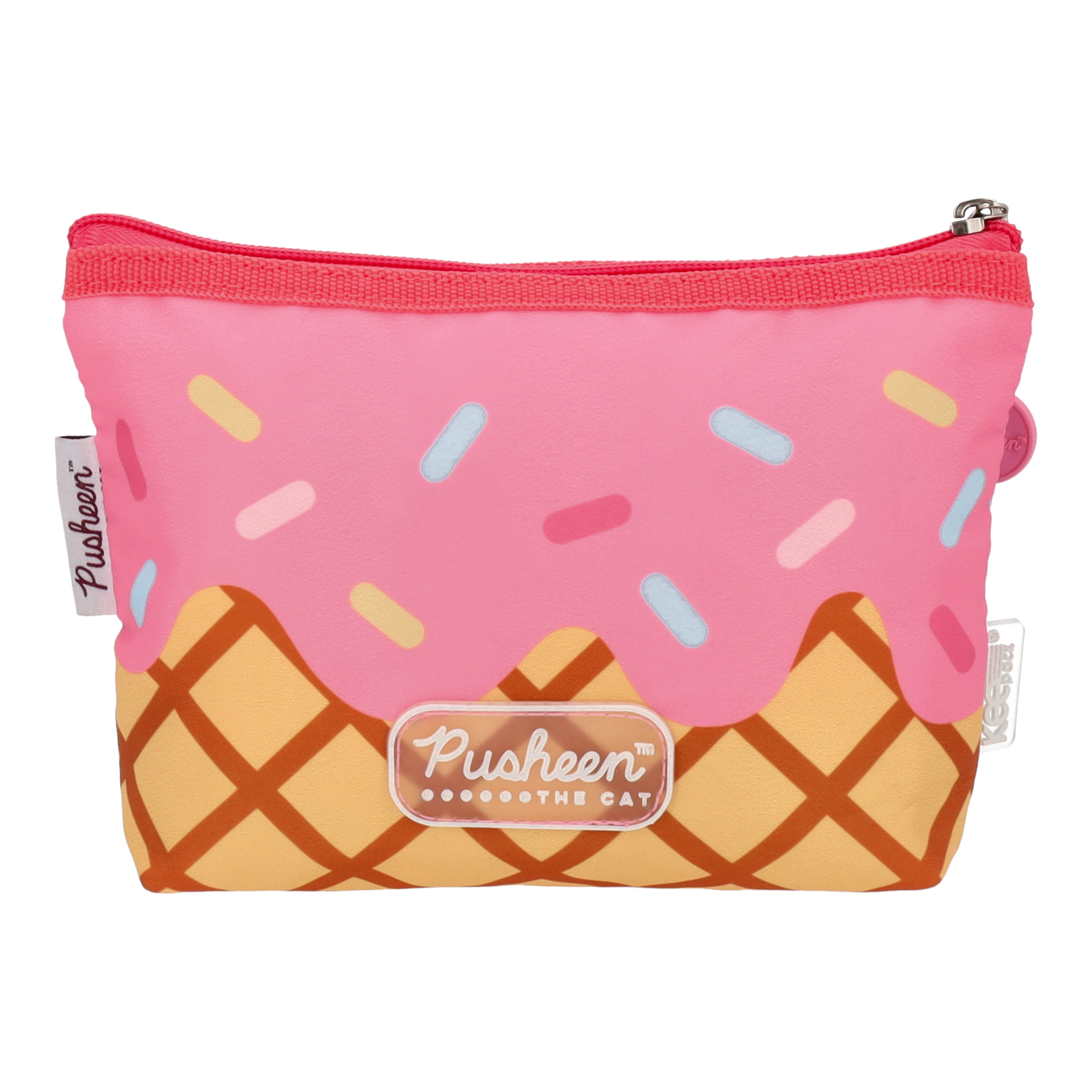 Estuchera Pusheen Heladero Menta y Fresa